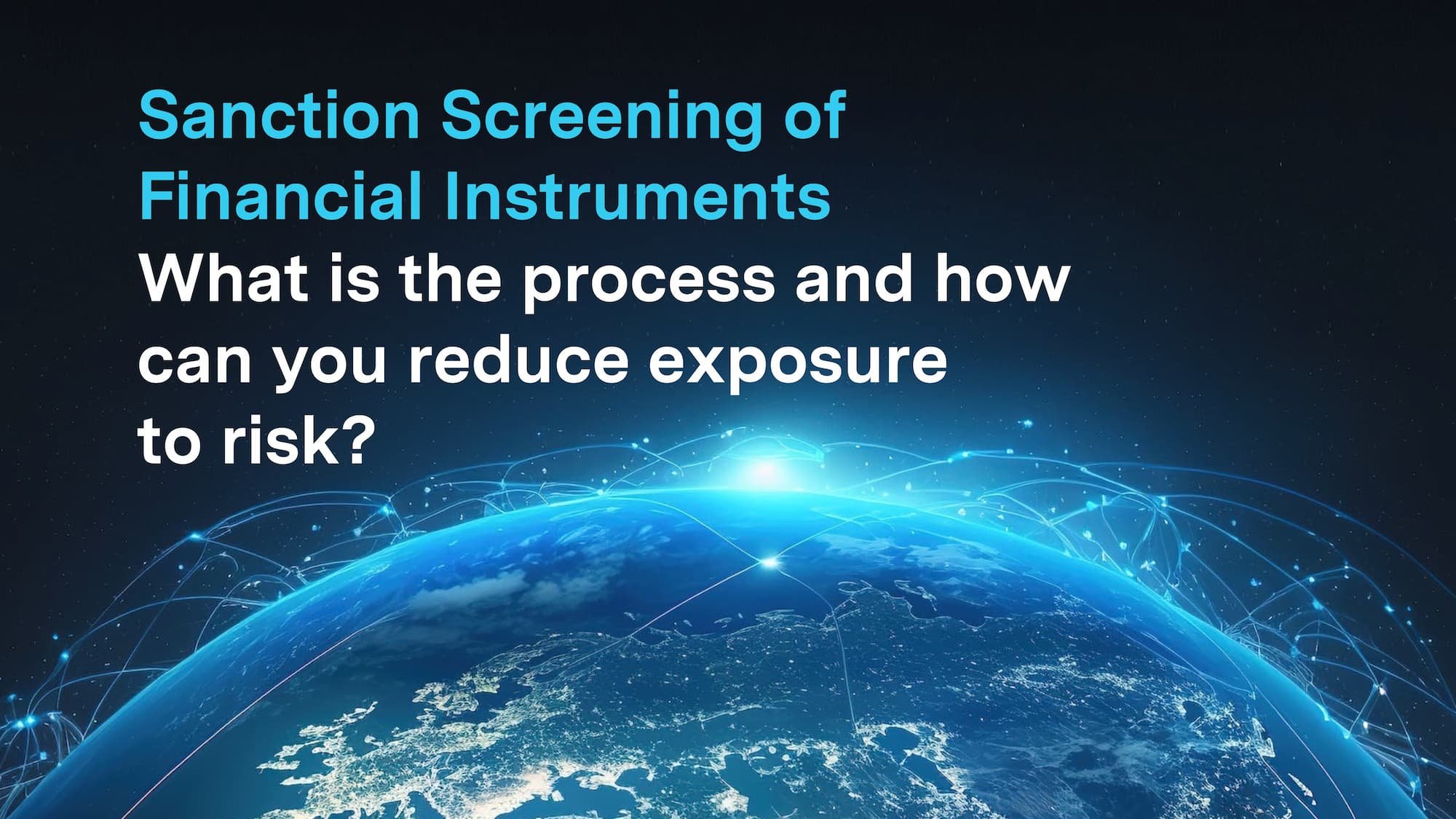 Sanction Screening for Financial Instruments