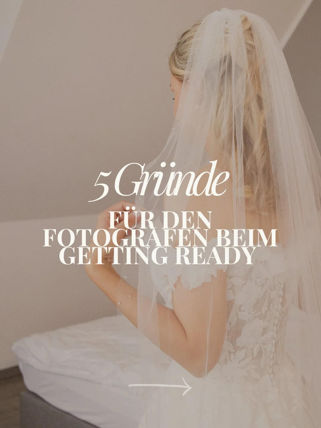 Getting Ready &ndash; Magie im Detail.
Im Wahrsten Sinne. Es sind die Momente, zwischen den Momenten. Die Augenblicke, die der andere nicht mitbekommt, die aber voller Emotionen und Liebe sind. 
Es ist die Aufregung und Stille, die B&uuml;hne f&uuml;