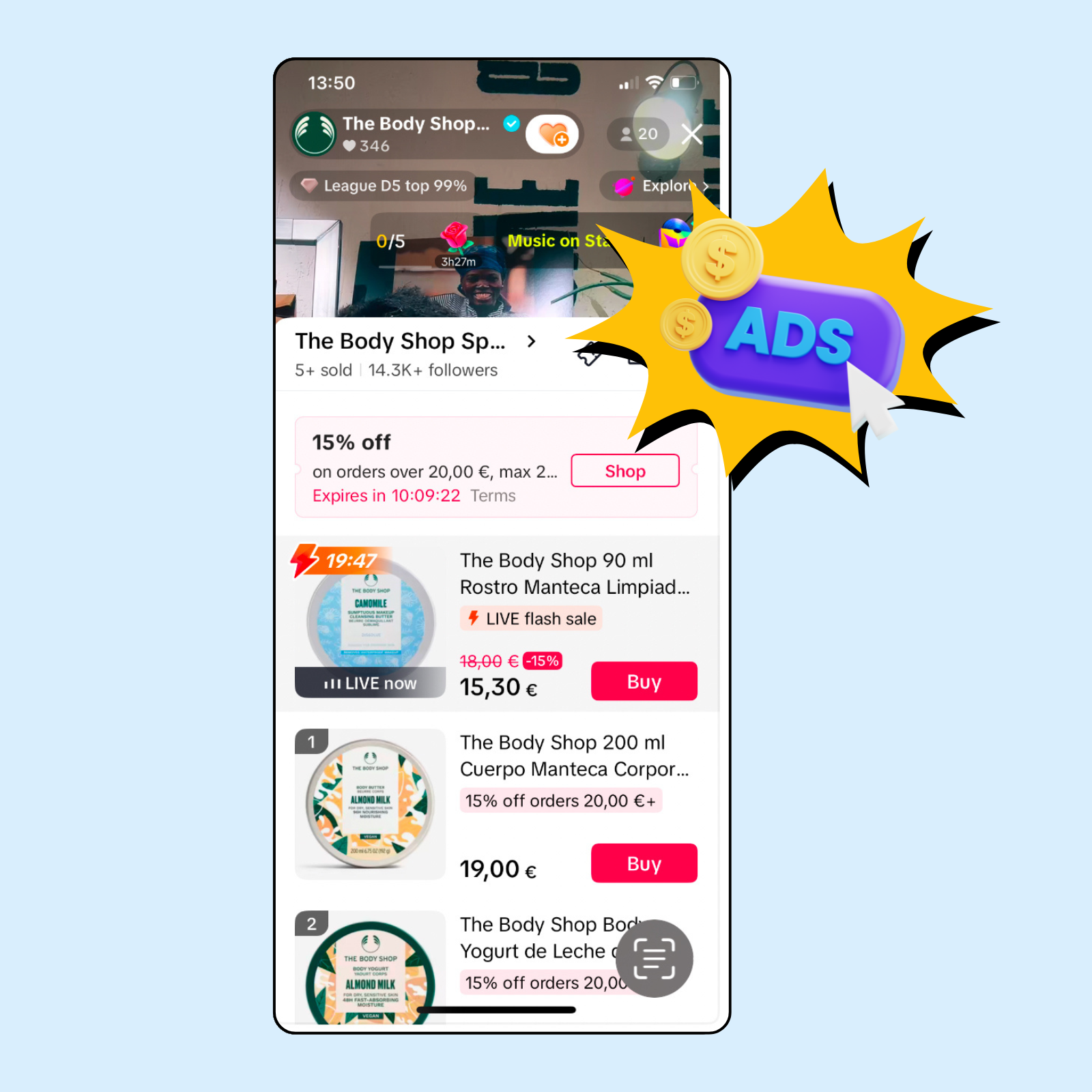 5) Paid ads management
