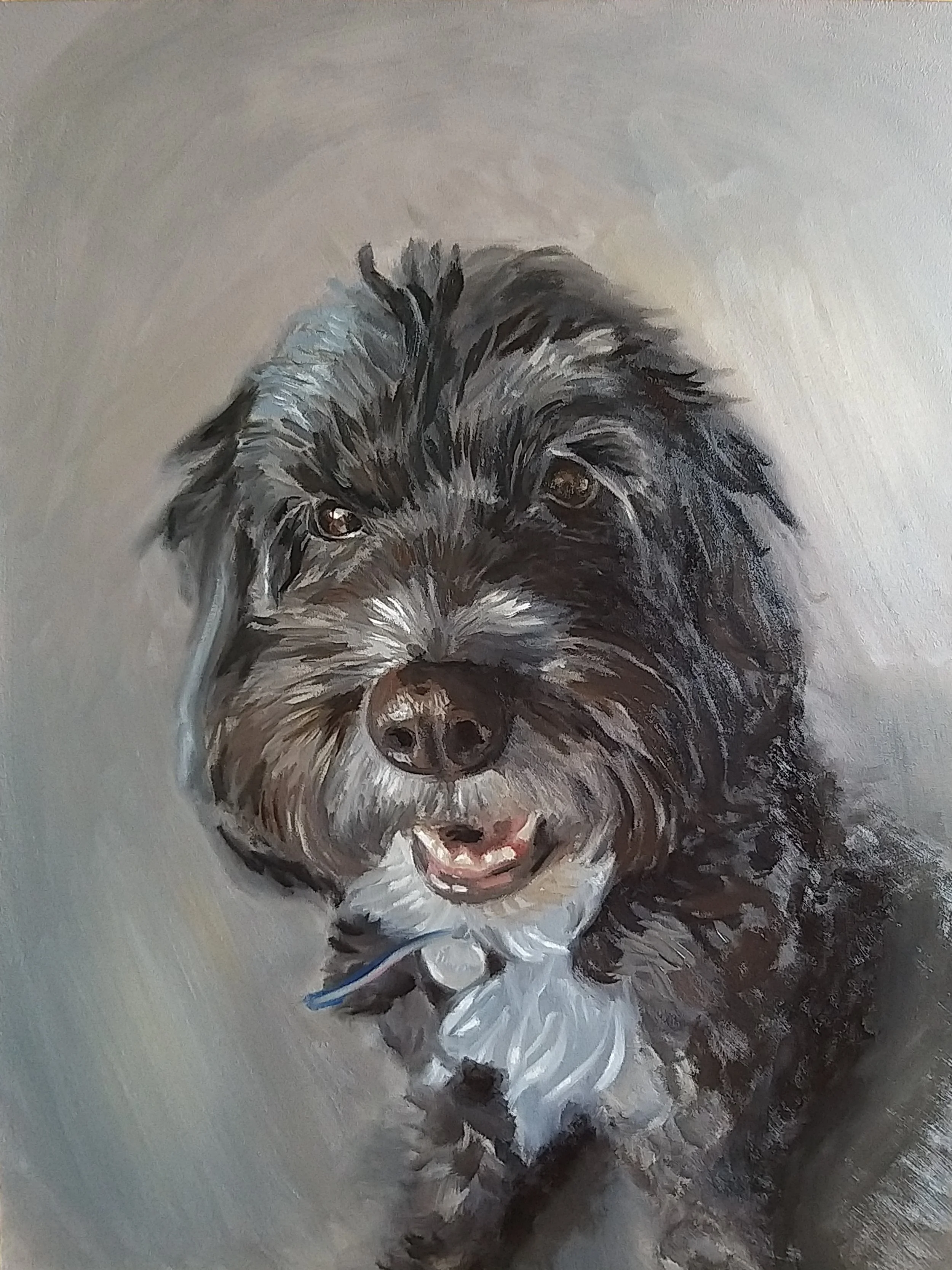 Dee Dee painting cockerpoo.jpg