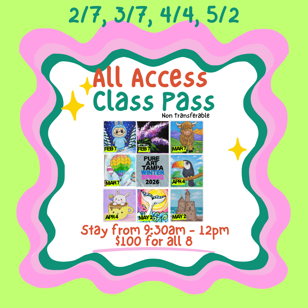 ALL ACCESS CLASS PASS - 2/7, 3/7, 4/4, 5/2, 9:30am - 12pm