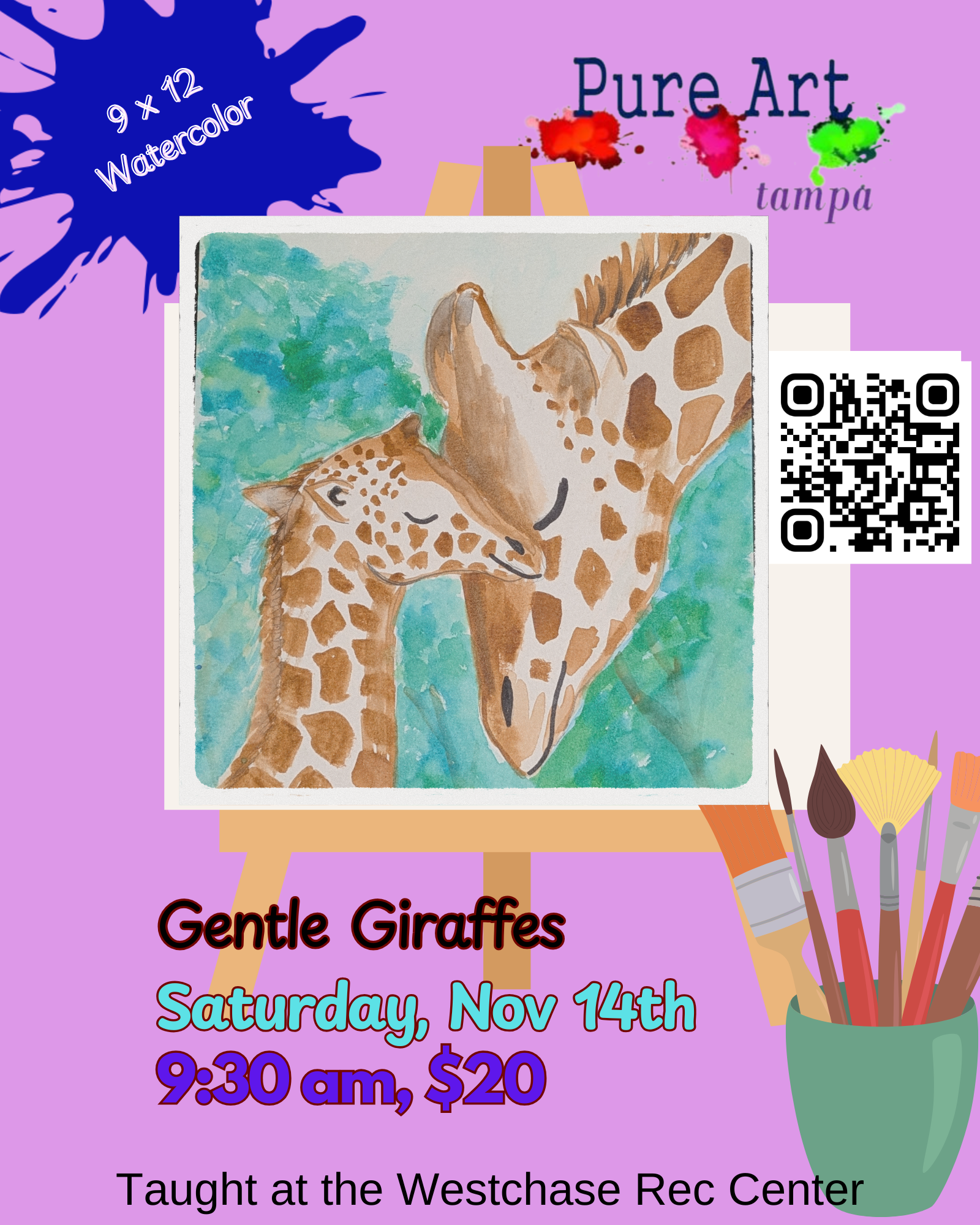 Gentle Giraffes, November 14th @ 9:30am