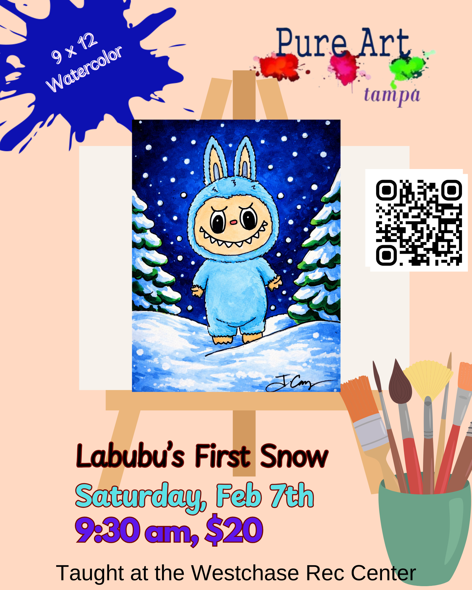 Labubu's First Snow, 2/7/26, 9:30am-10:30am