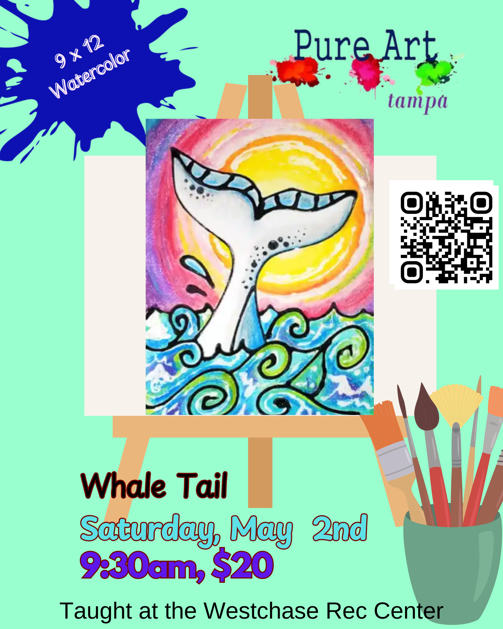 Whale Tail, 5/2/26, 9:30am-10:30am