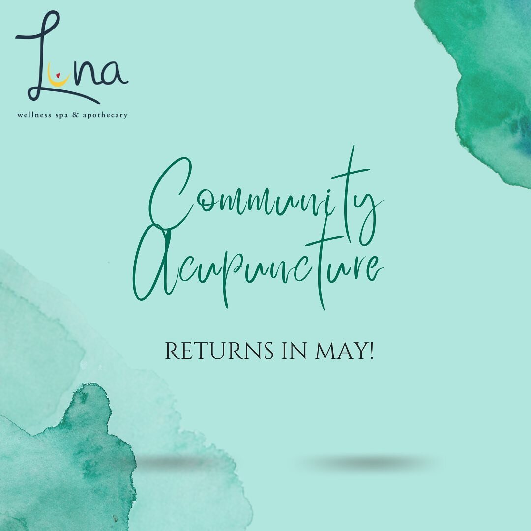 ✨COMMUNITY acupuncture for nervous system support✨

💗Pop-up event Thursday, May 4th. 

Get on the email list to be notified when appointment spots open up📫

www.lunaspapdx.com

A nourishing acupuncture &quot;meditation&quot; for stress and burnout.