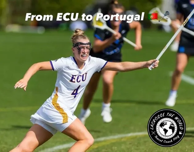 How did Cece end up coaching lacrosse in Portugal after college? 🇵🇹🥍 
Through Lacrosse The World&rsquo;s England Lacrosse Pro Program. 
While participating in the program, Cece had the opportunity to coach the University England Aspire Team in Lis