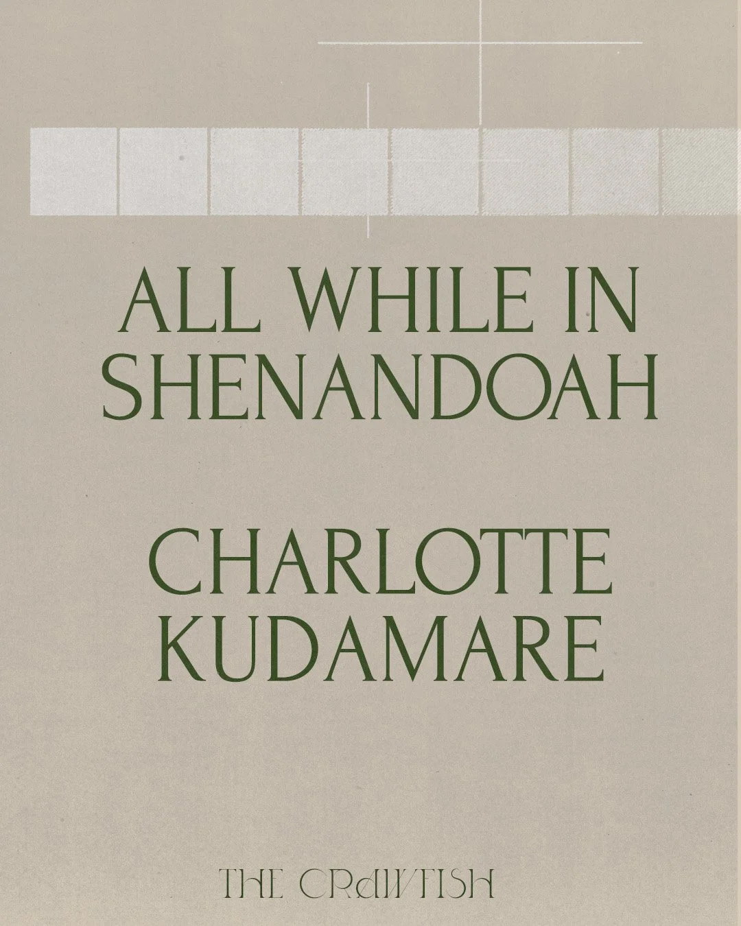 All While in Shenandoah//Charlotte Kudamare