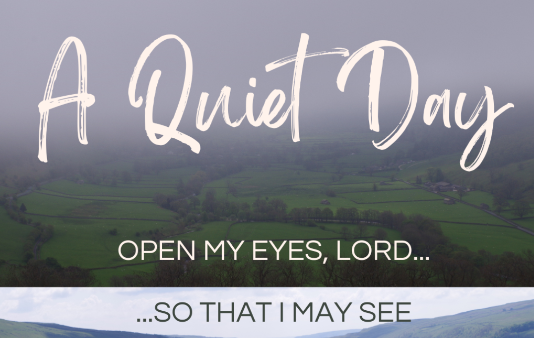 Quiet Day, with Feet of Faith