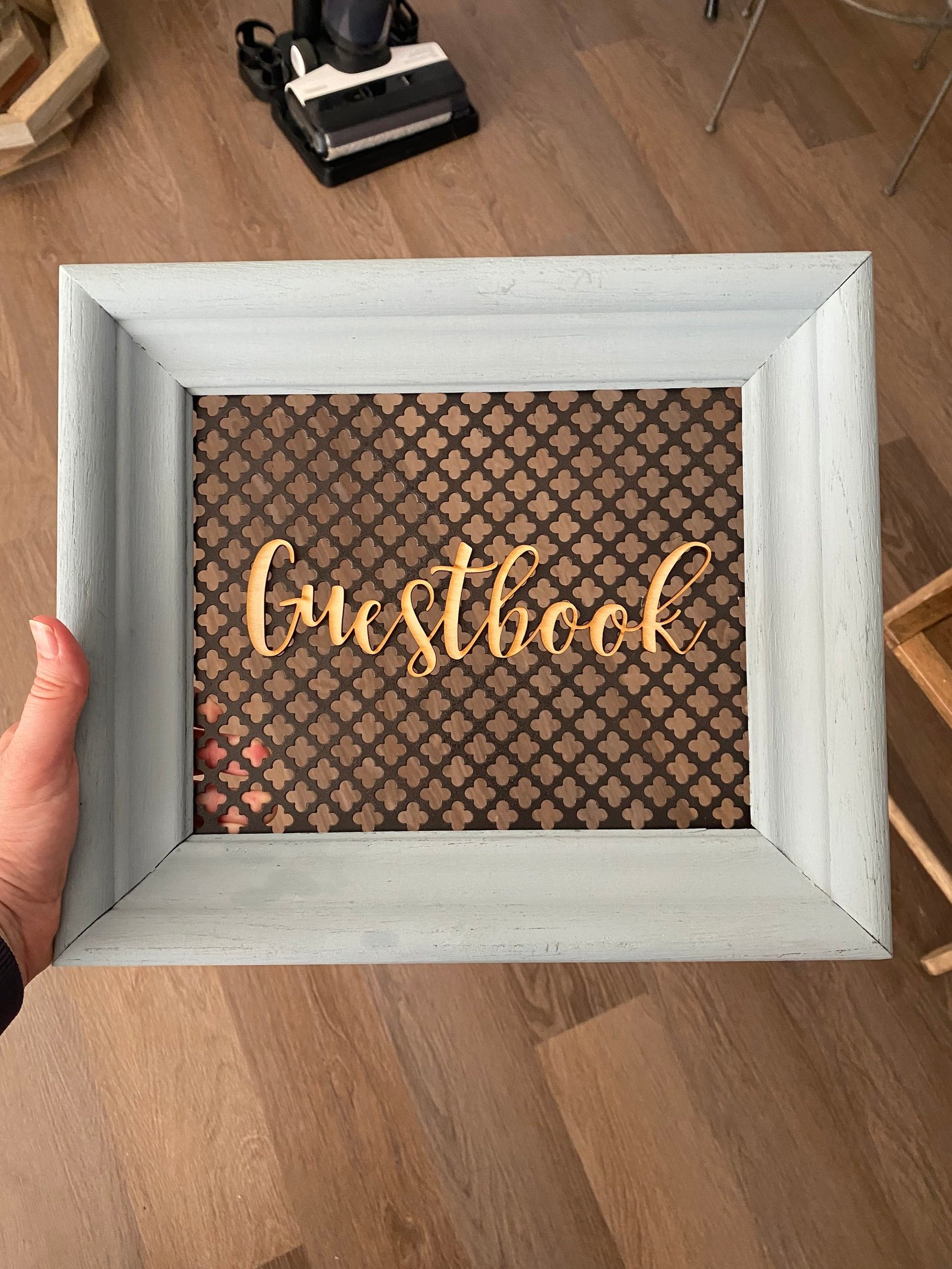 $20- Guestbook Picture Frame (Can be repainted. Easel not included.)