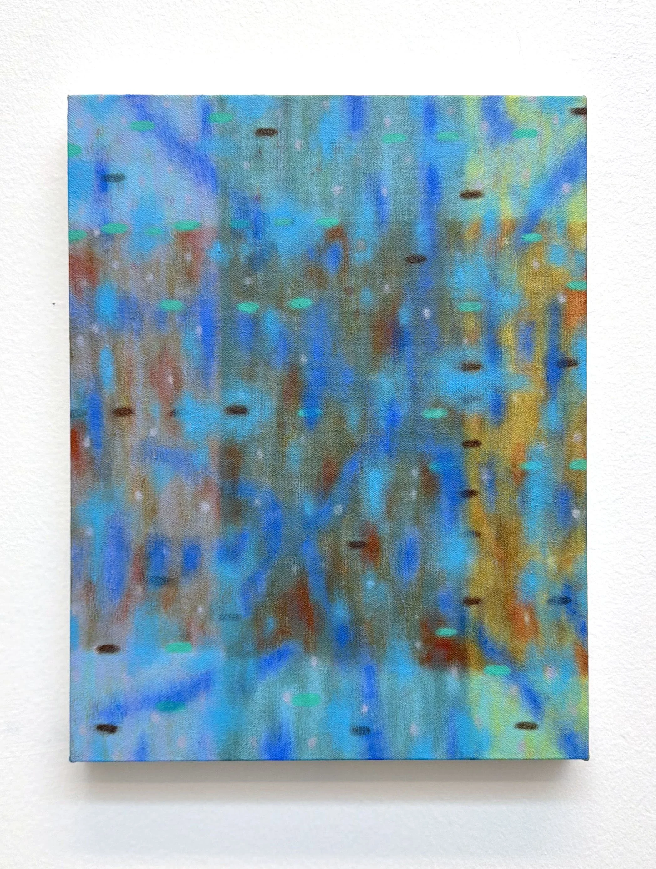 Materia, 11 x 14", acrylic on canvas, 2025