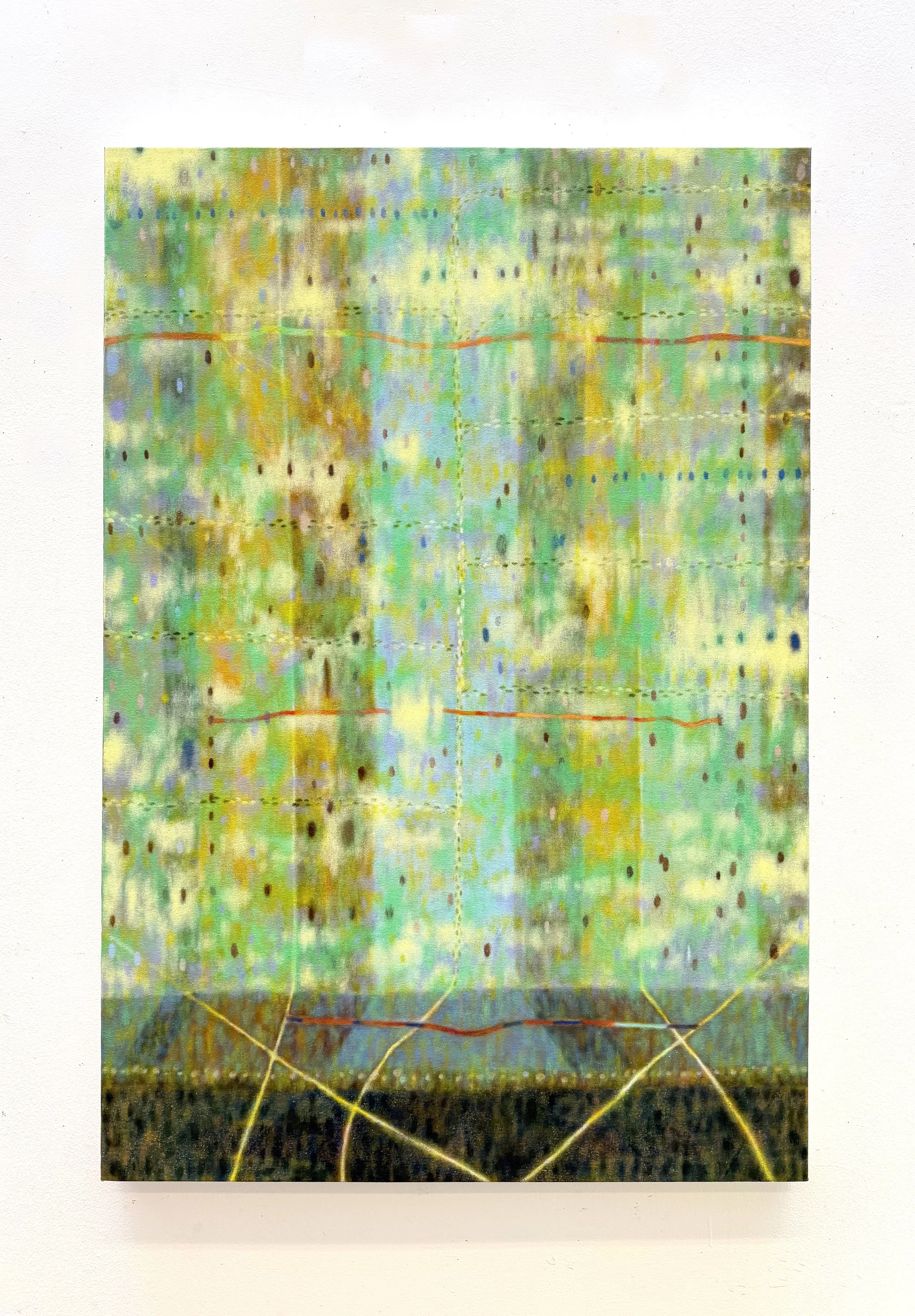 Formulation, 36 x 44", acrylic on canvas, 2025