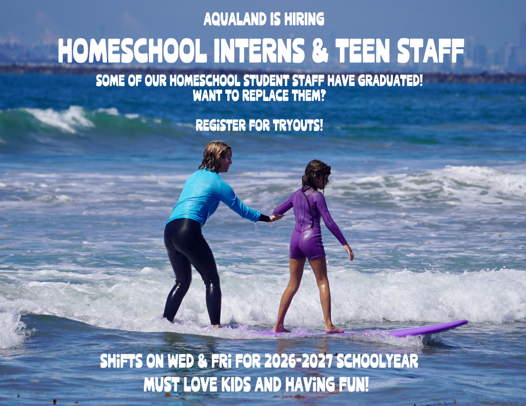 Aqualand Homeschool Enrichment Staff/Intern Tryouts 2026