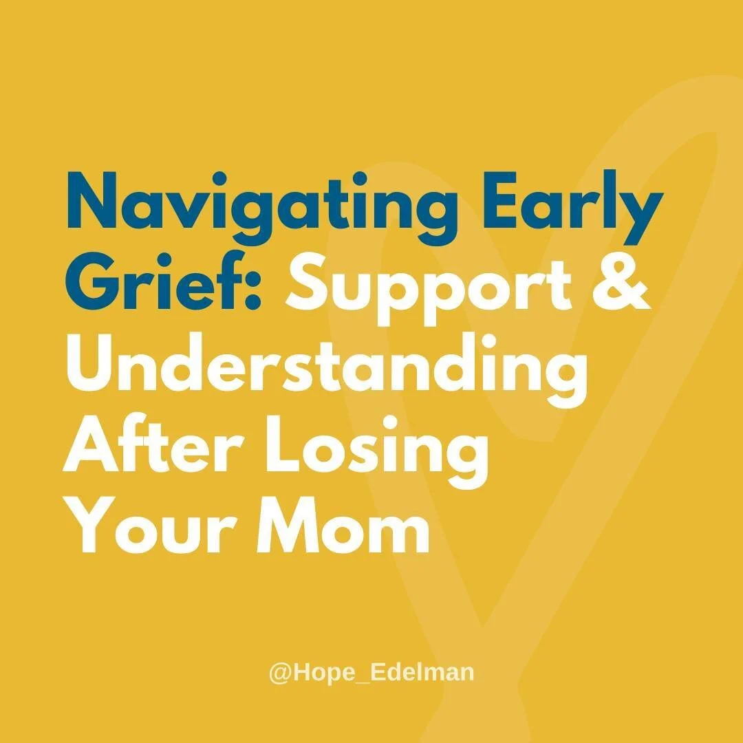 Navigating Early Grief Support and Understanding After Losing Your
