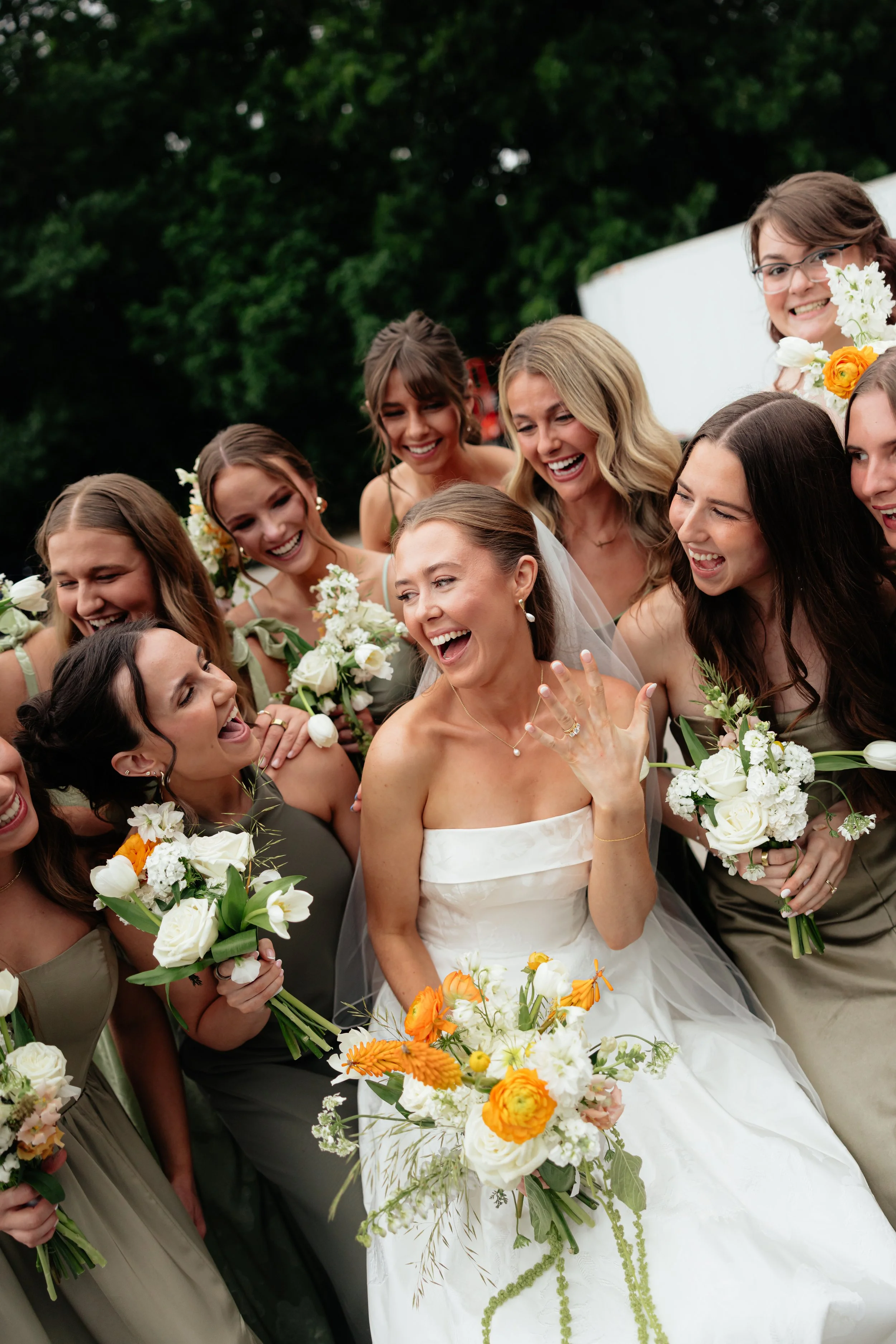 Luxury wedding floral design by Holland Florals for a Kansas City, Missouri wedding.