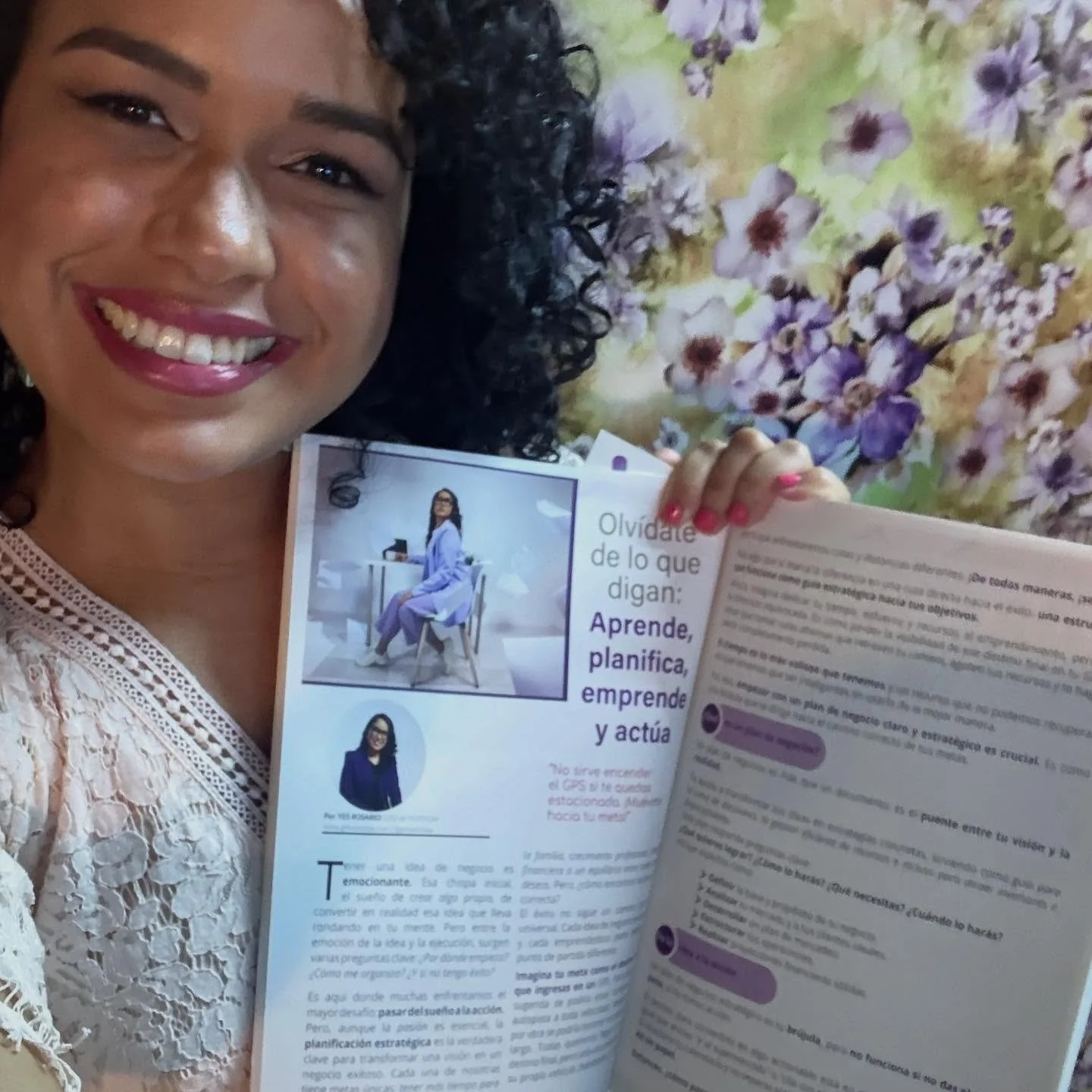 Hay algo que no les había contado, y es que tuve la oportunidad de escribir un artículo para la revista @solapreneurs titulado “Olvídate de lo que digan: Aprende, planifica, emprende y actúa”. 
Quiero agradece