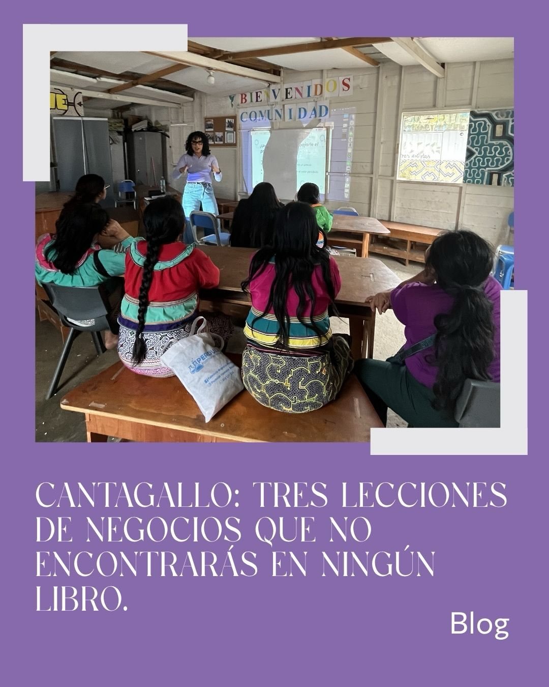 Llegu&eacute; a Cantagallo a compartir herramientas de negocios. Me fui con una pulsera hecha a mano por la artesana @silviaricopa_ durante el taller y con lecciones que no encontrar&aacute;s en ning&uacute;n libro.

Una Comunidad Shipibo Konibo en e