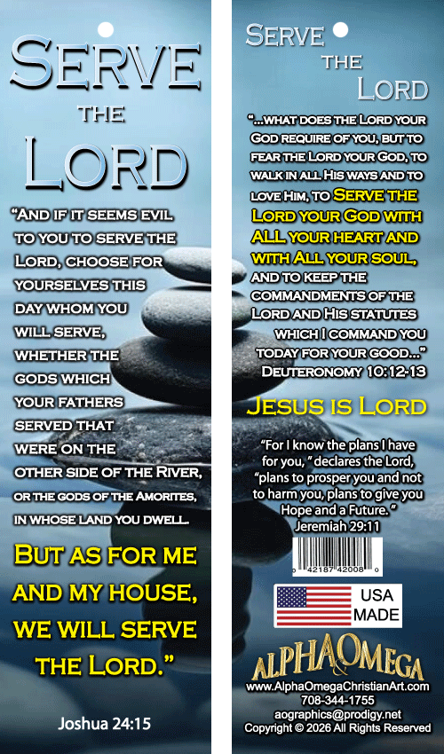 Serve the Lord bkmk