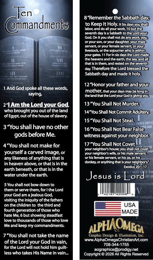 Ten Commandments bkmk