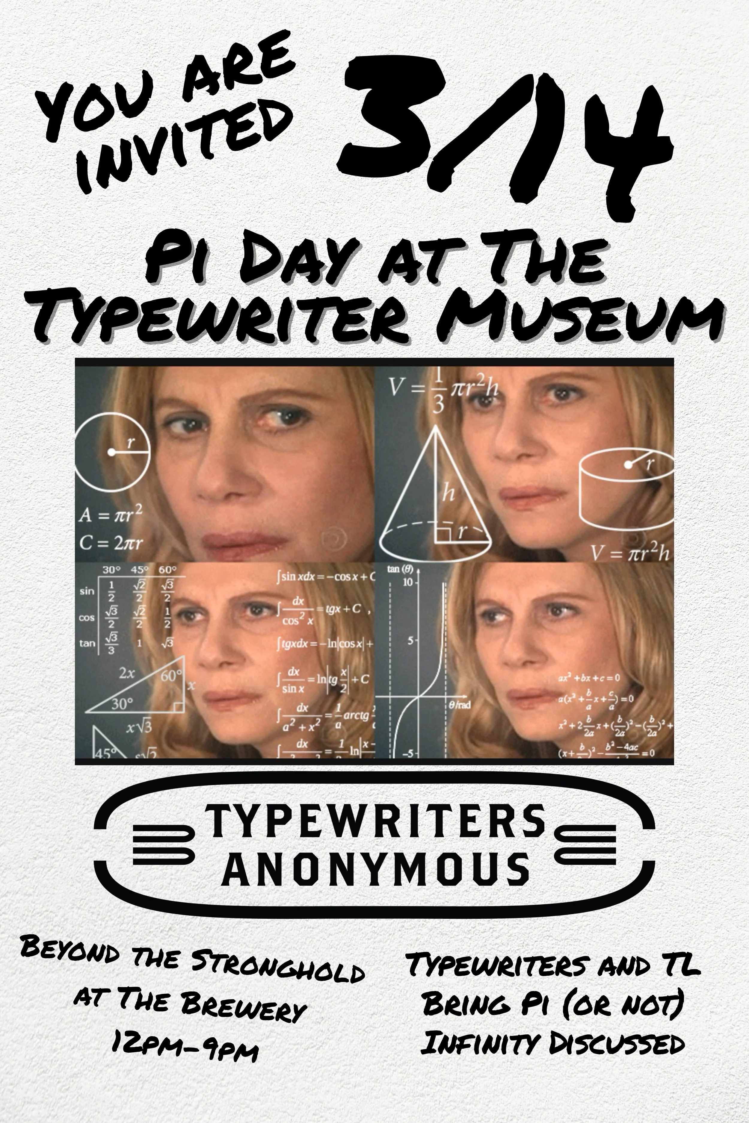 Pi Day at the Secret Typewriter Museum