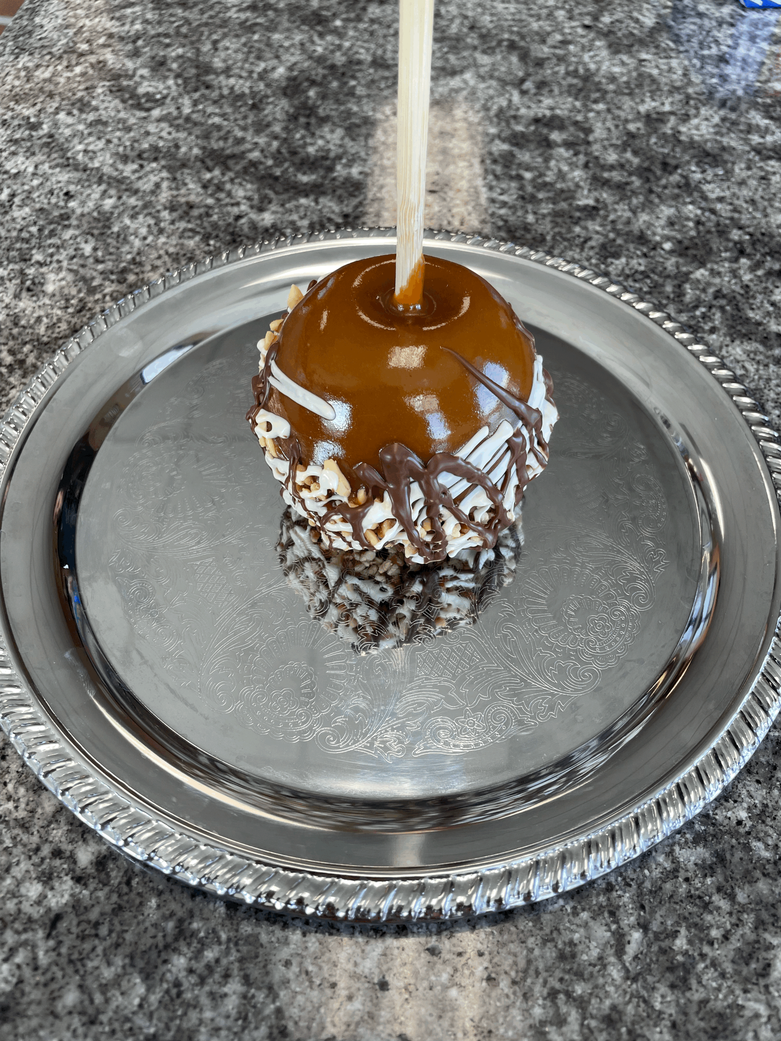 Peanut Turtle Caramel Apple