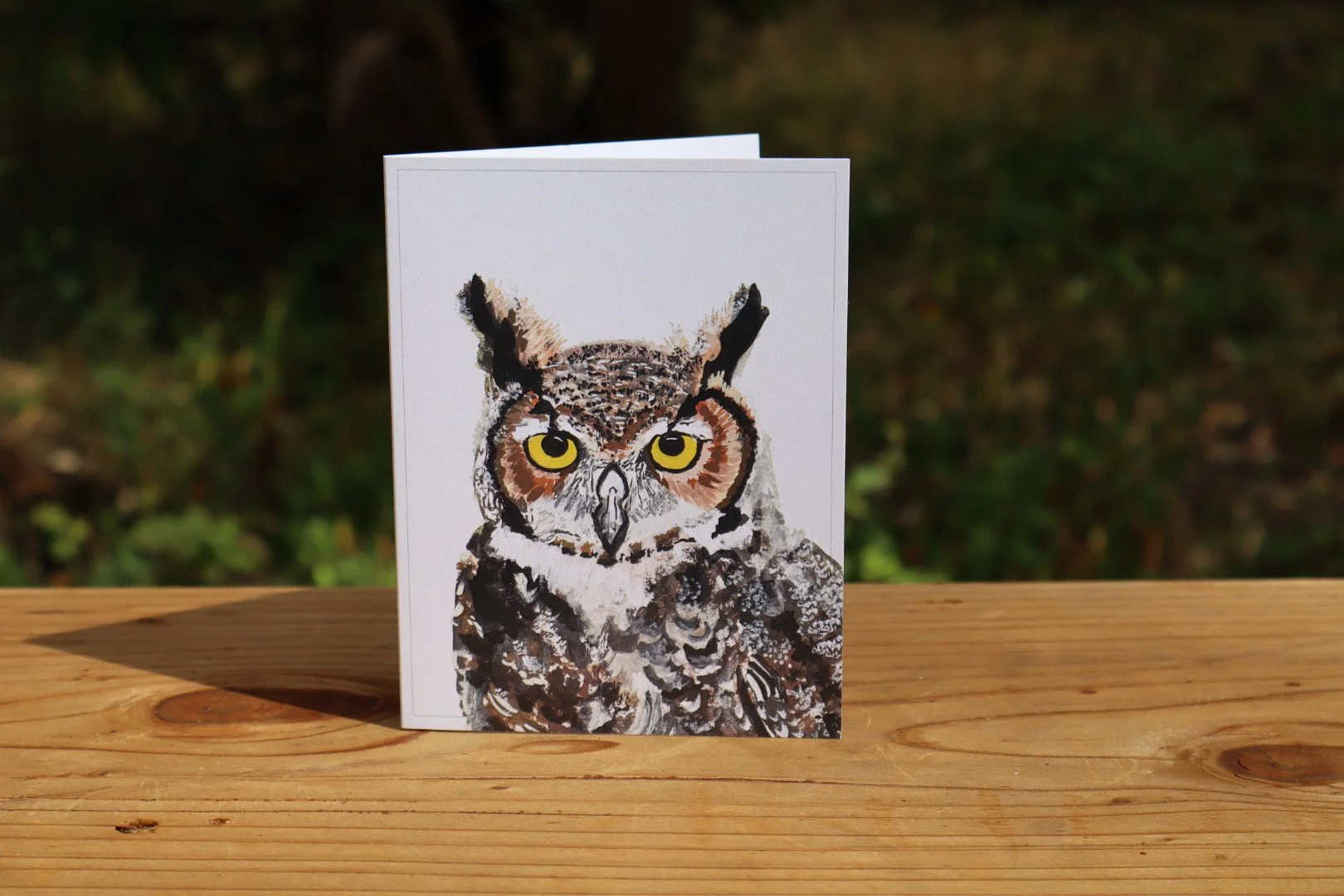 Great Horned Owl greeting card