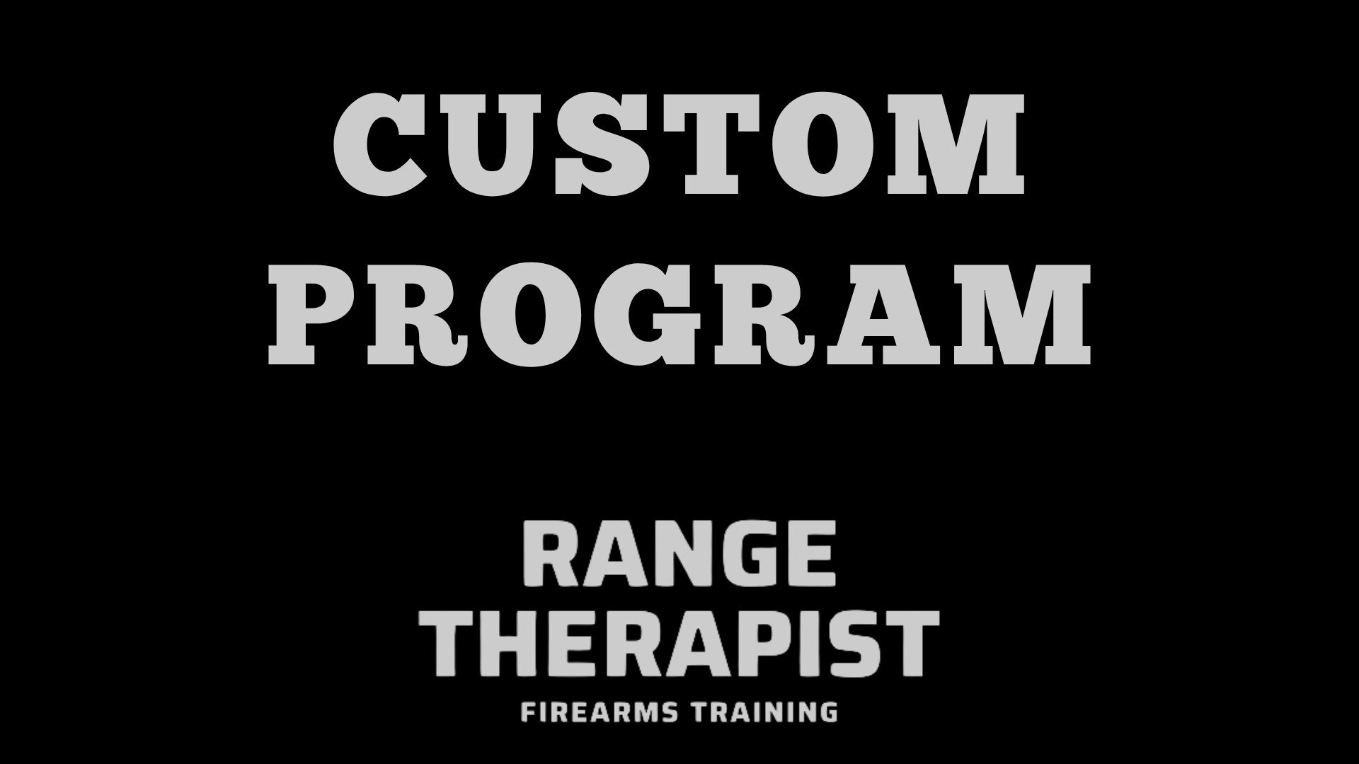 Custom 1 Month Dry/Live Fire Program