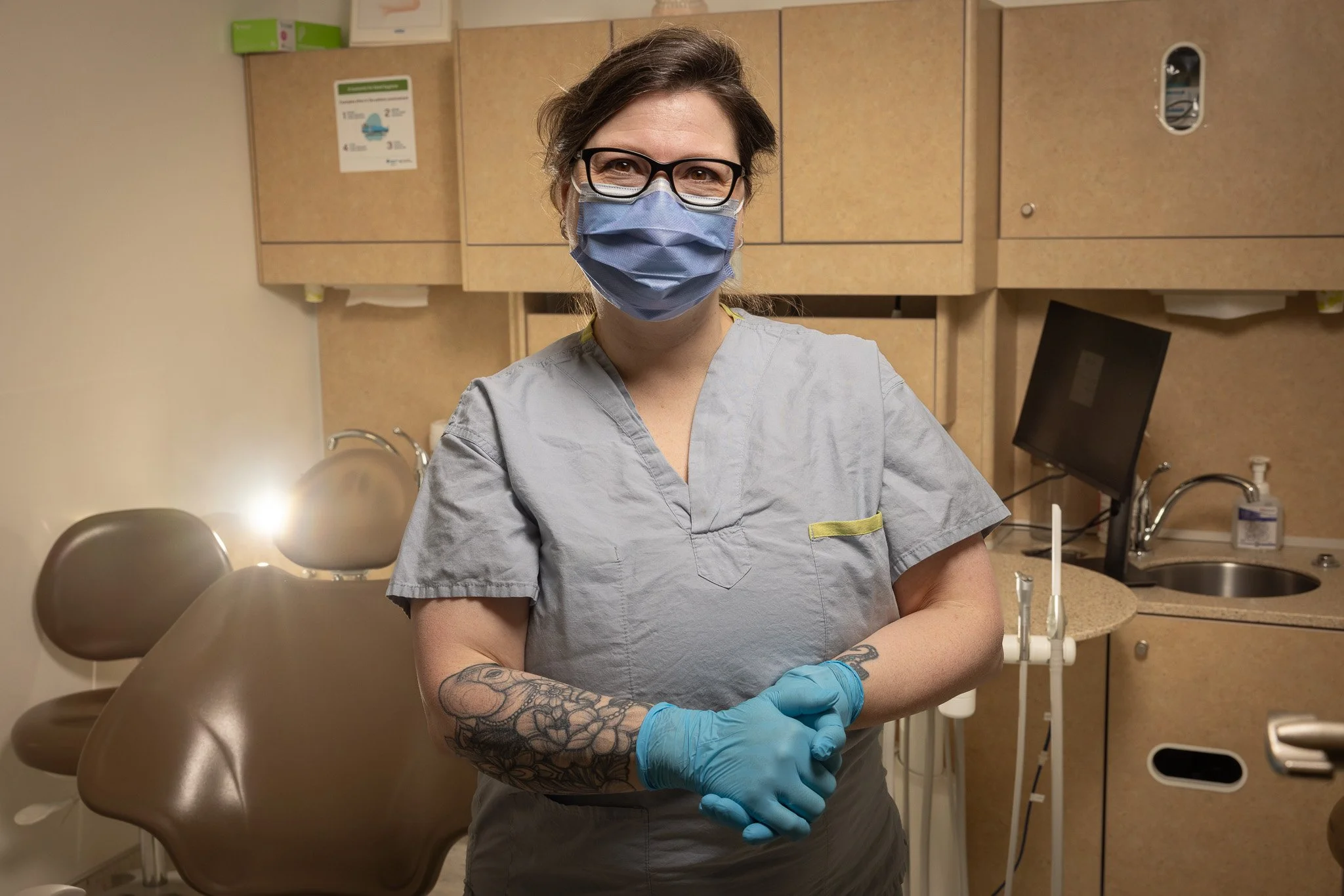 Glenrose Rehabilitation Hospital worker, shot for KEEN