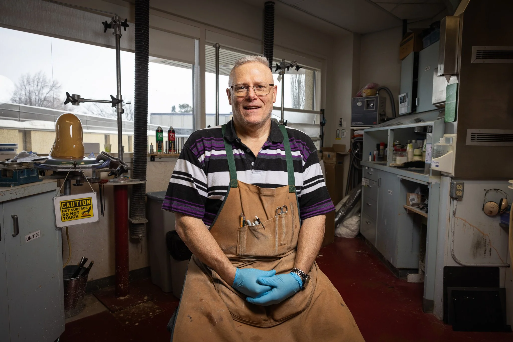 Glenrose Rehabilitation Hospital worker, shot for KEEN