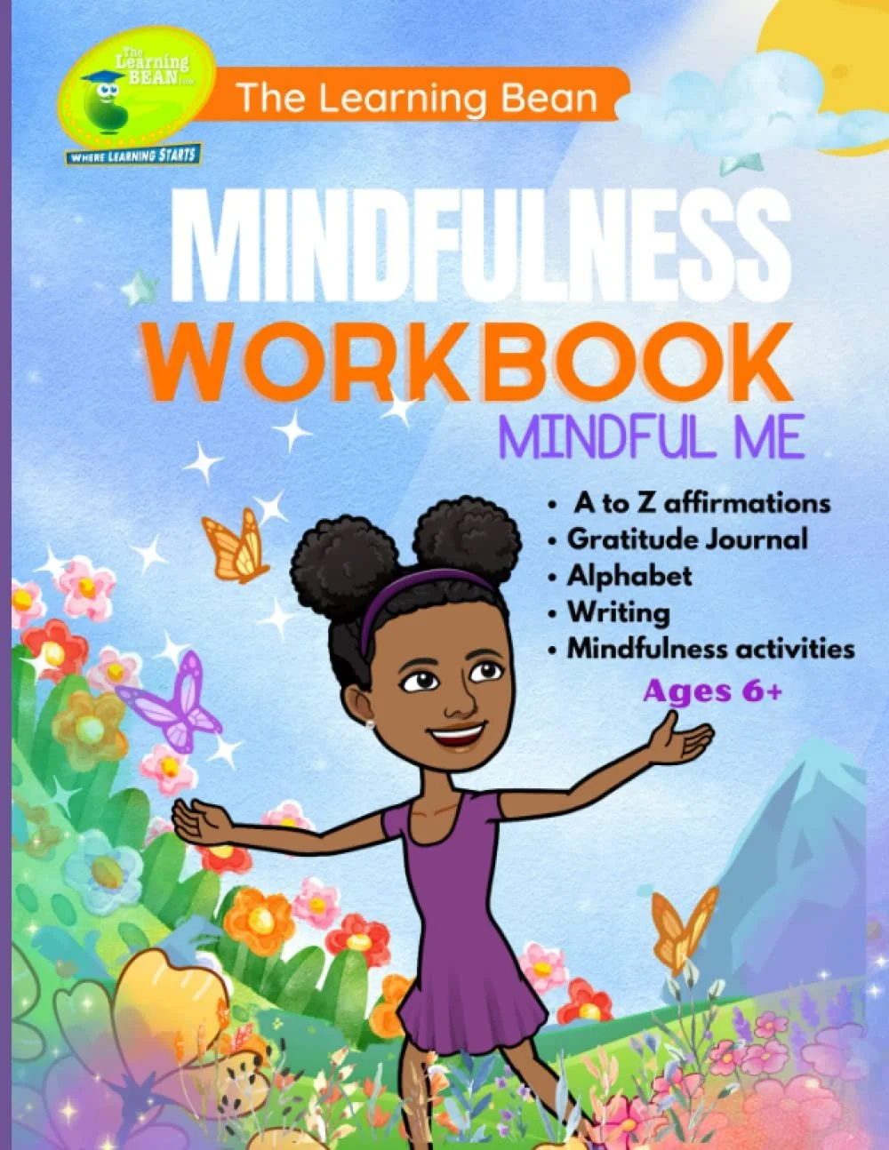 Mindful Me: Mindfulness Workbook for Kids cover, The Learning Bean