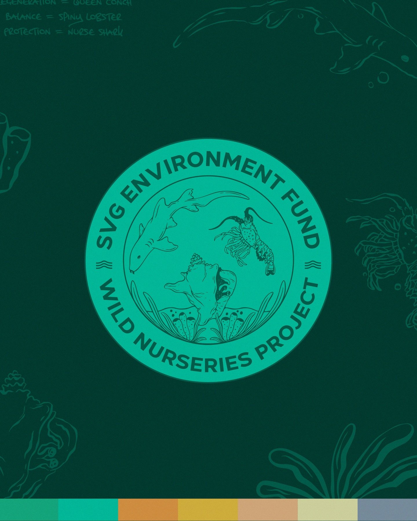 So grateful to continue creating alongside the incredible team at the Saint Vincent &amp; the Grenadines Environment Fund. Our most recent work together for their latest project Wild Nurseries was such a joy to collaborate on together. Combining illu