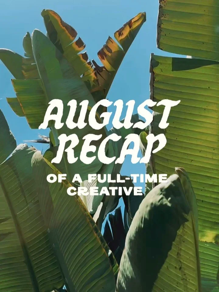 A summer of vanilla-bergamot lattes, sun-filled strolls, borrowed dogs and the privilege of getting to create for a living. August 2026, thank you. 🤘🏽