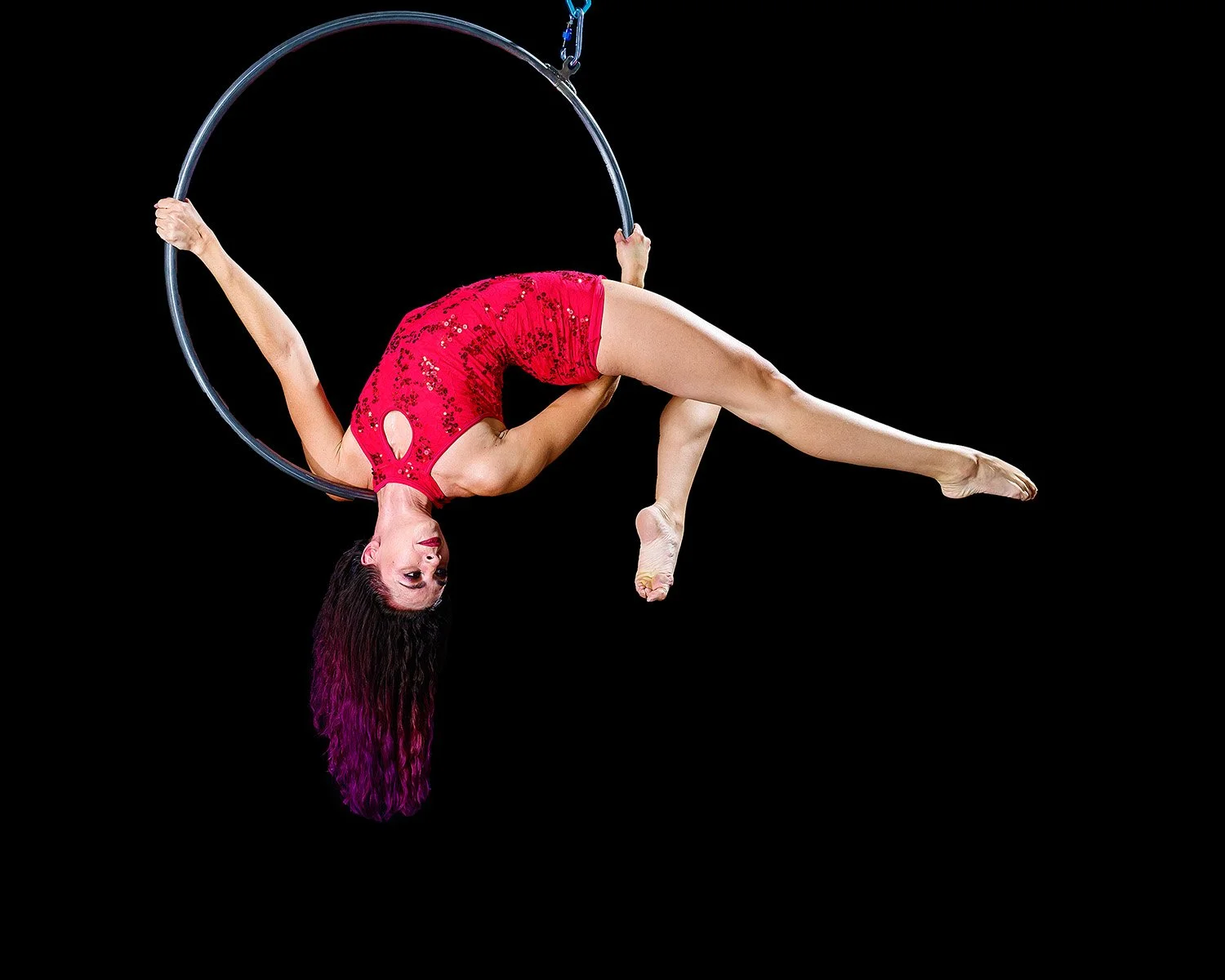 Brandi Cooling lyra aerialist artist
