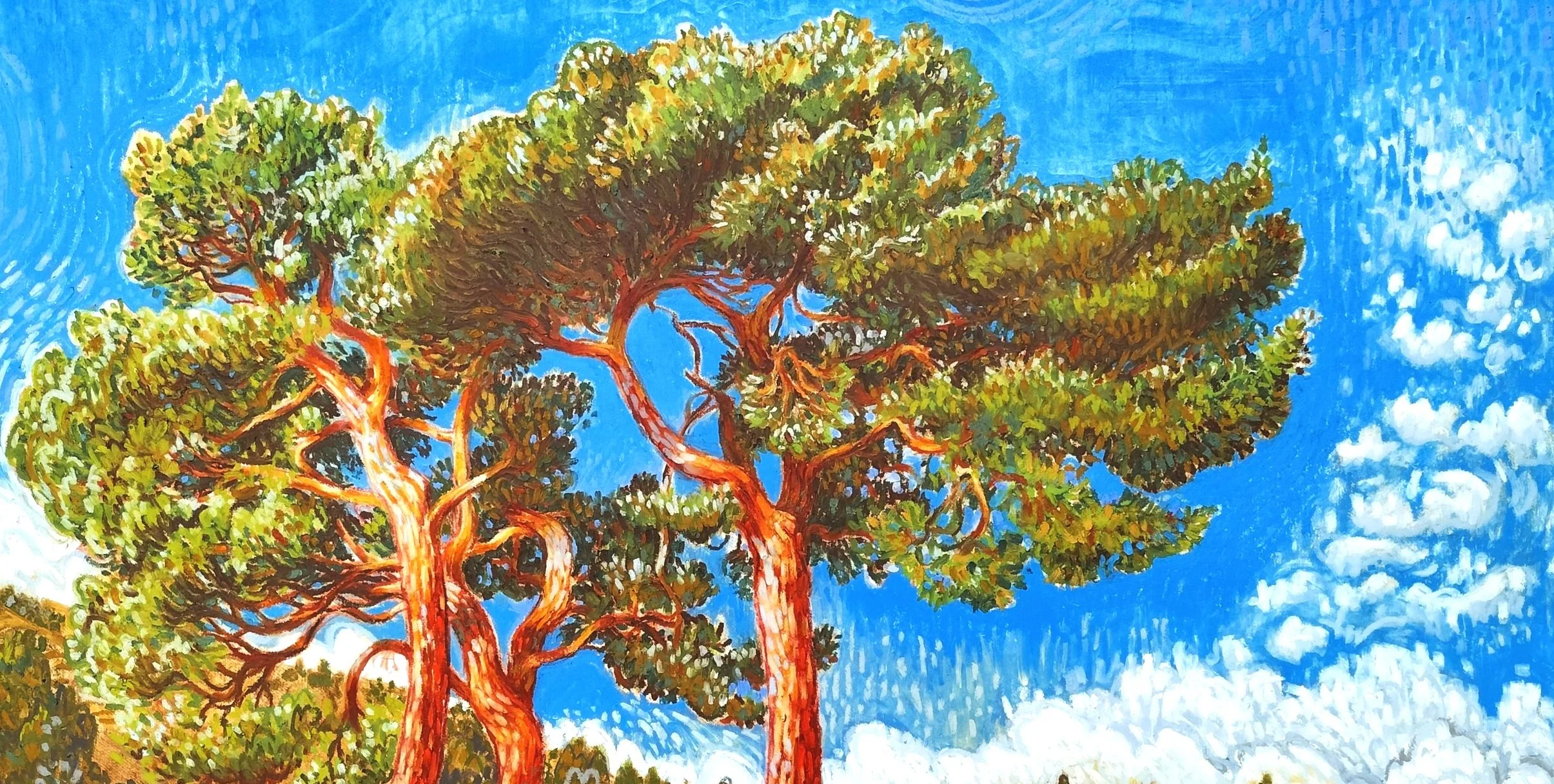 summer sky caught in the branches - Marion Vialade-Worch.jpg