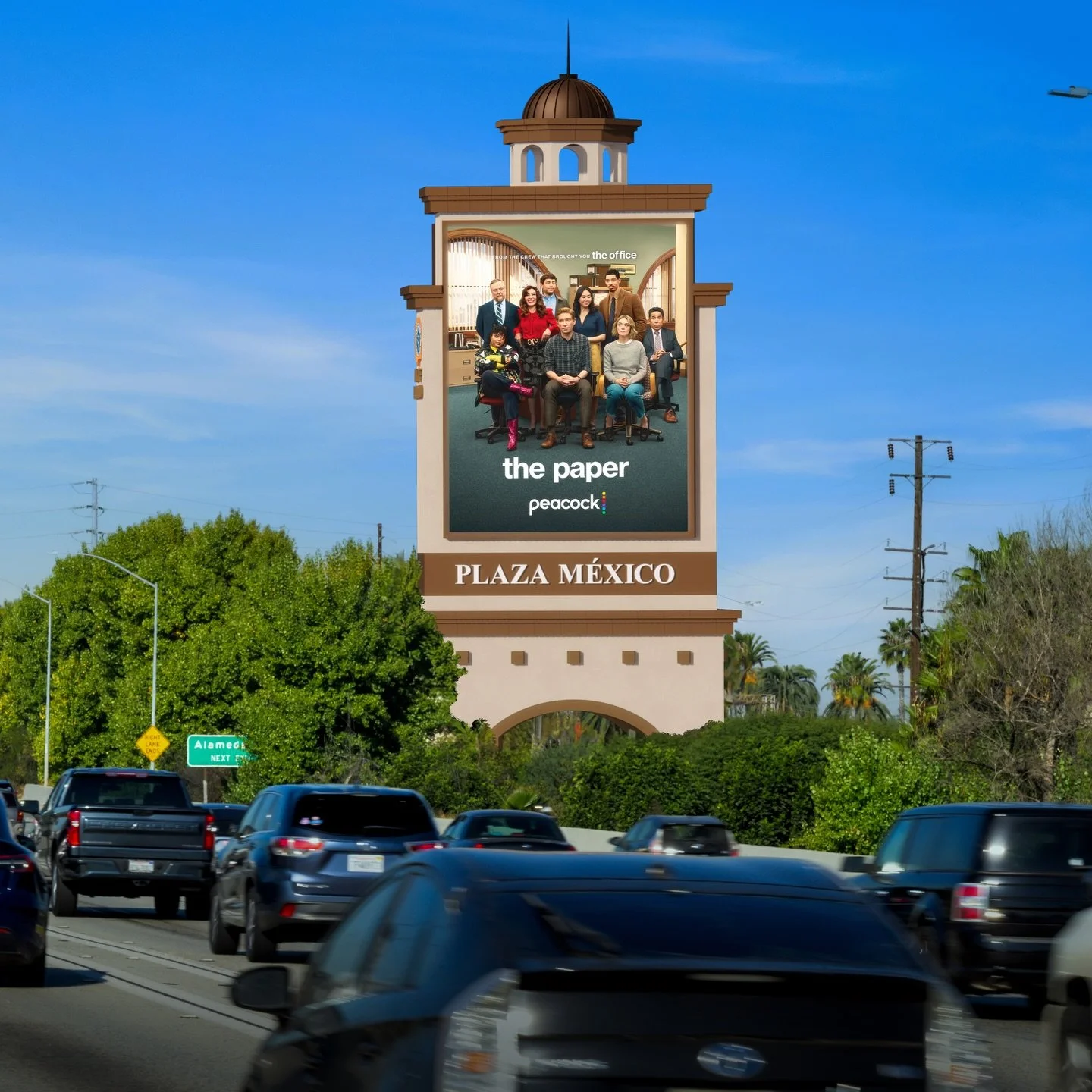 Unveiling The Landmark 105 💥 Launching in Q1 2026, The Landmark 105 will be the largest digital display along I-105. Its dual-sided design creates dynamic storytelling opportunities for both eastbound and westbound travelers, operating continuously 