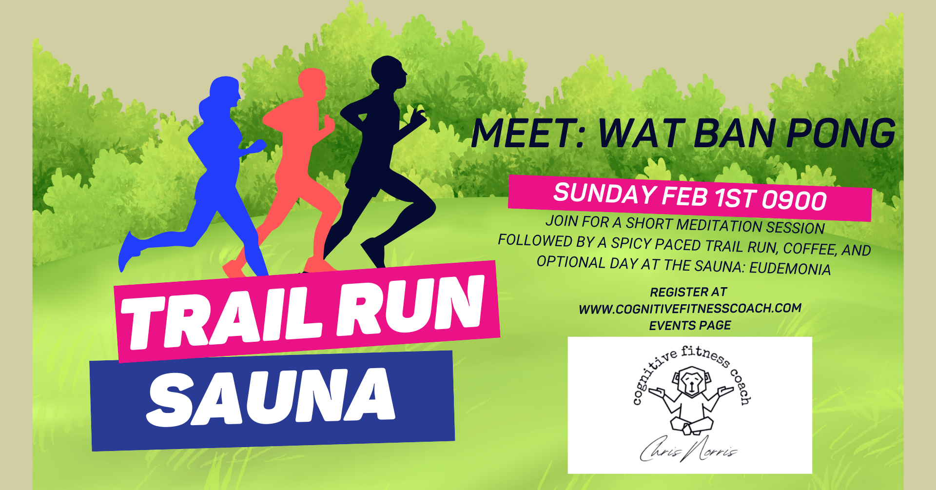 Spicy Trail Run + Coffee + Sauna Reset