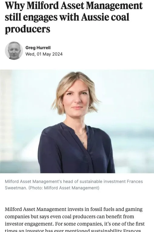 Milford talks about their approach to engagement with Business Desk