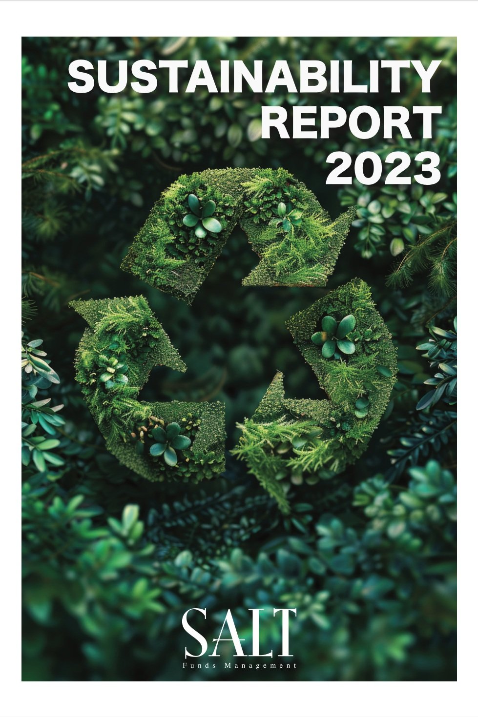 Sustainability Report, Salt Funds Management, 2023