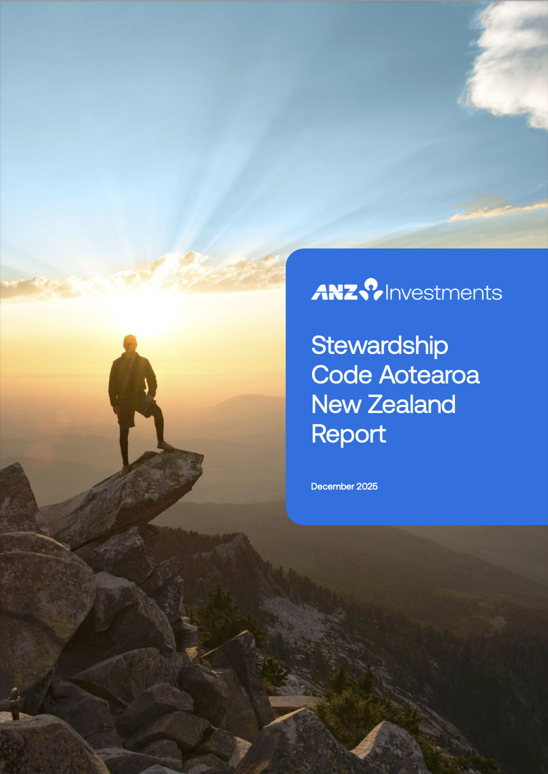 Stewardship Code Aotearoa New Zealand Report, ANZ Investments, 2025