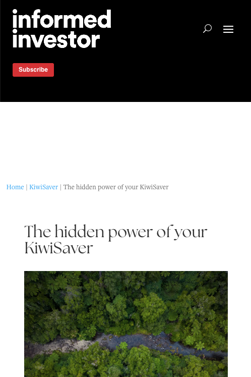 Media spotlight: The hidden power of your KiwiSaver