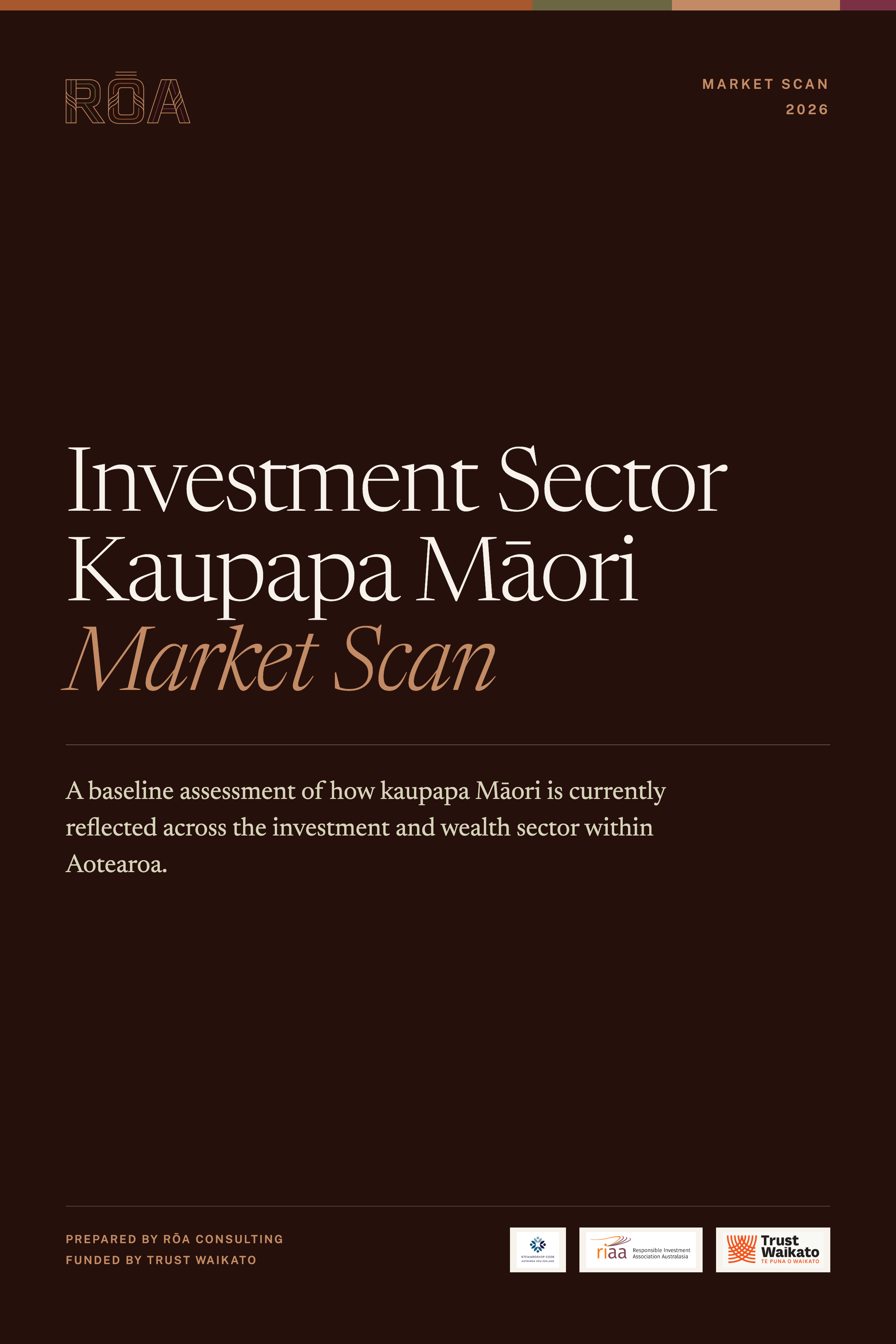 Investment Sector Kaupapa Māori Market Scan released