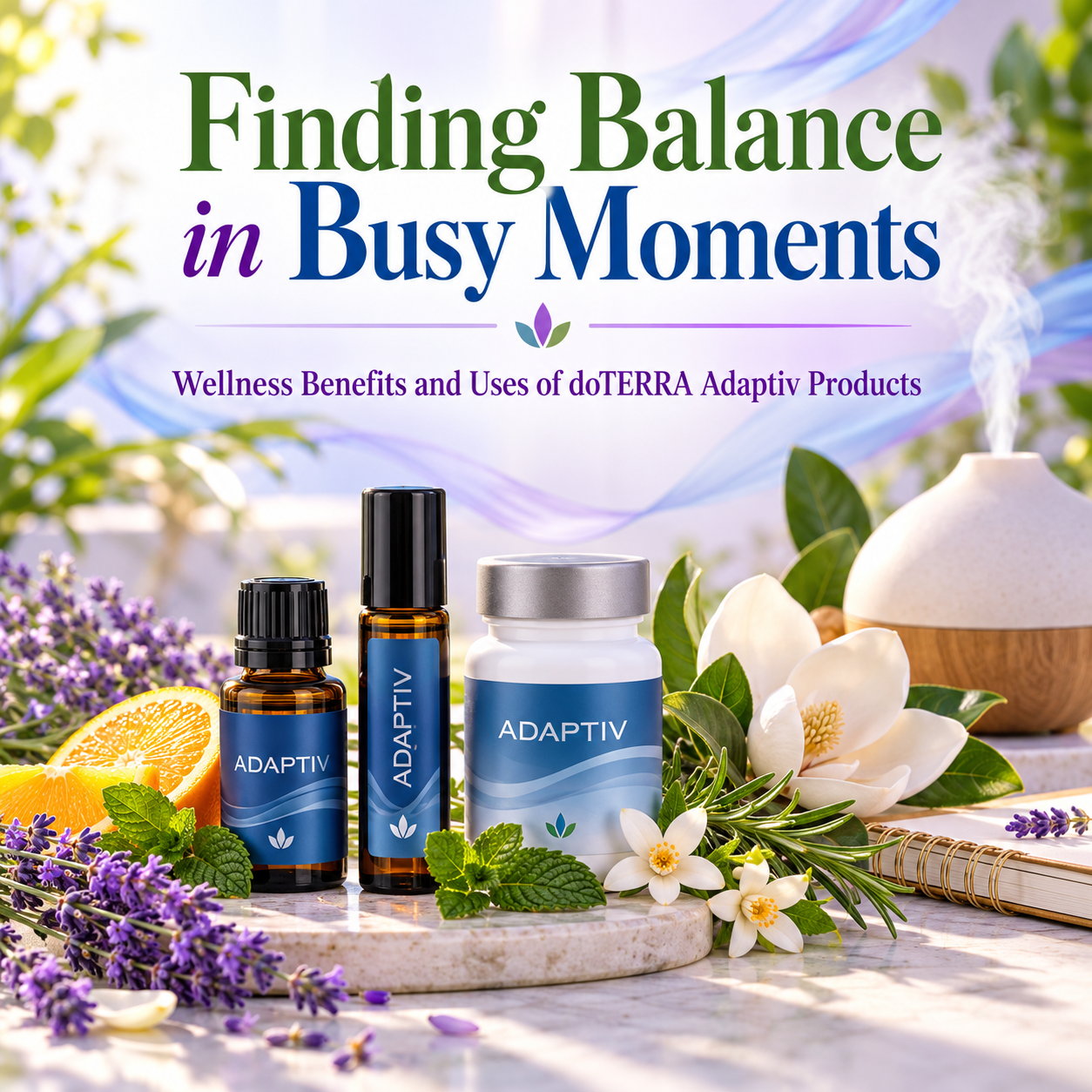 Finding Balance in Busy Moments: Wellness Benefits and Uses of doTERRA Adaptiv Products