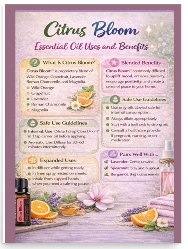 Citrus Bloom Uses and Benefits