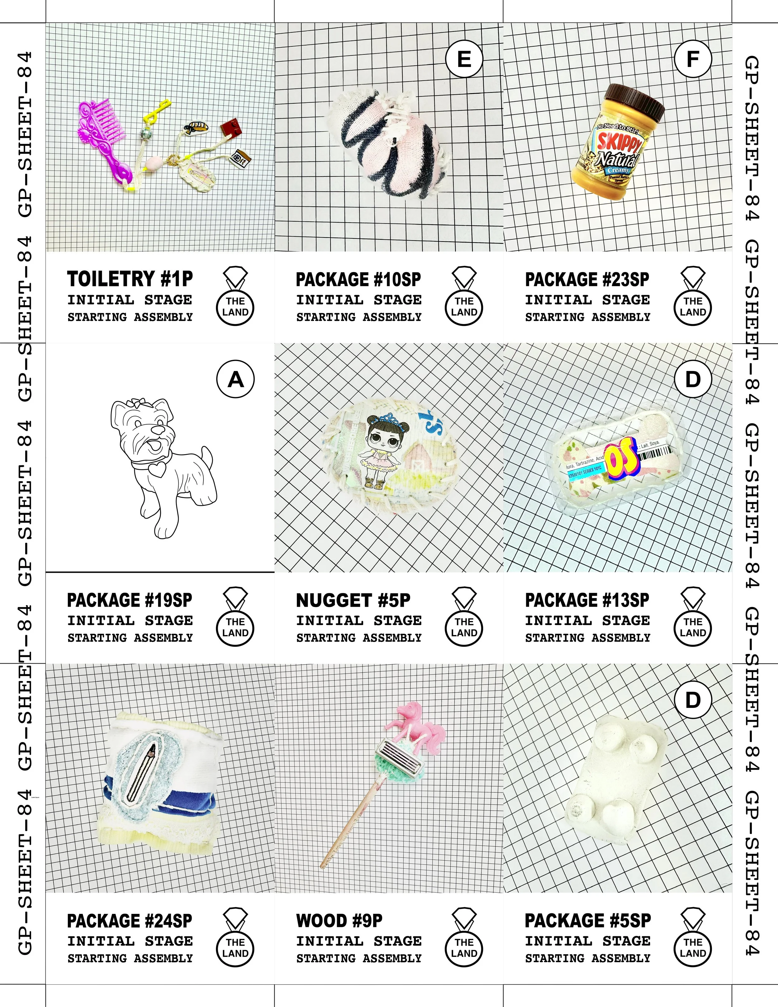 GAME PIECE SHEET 84
