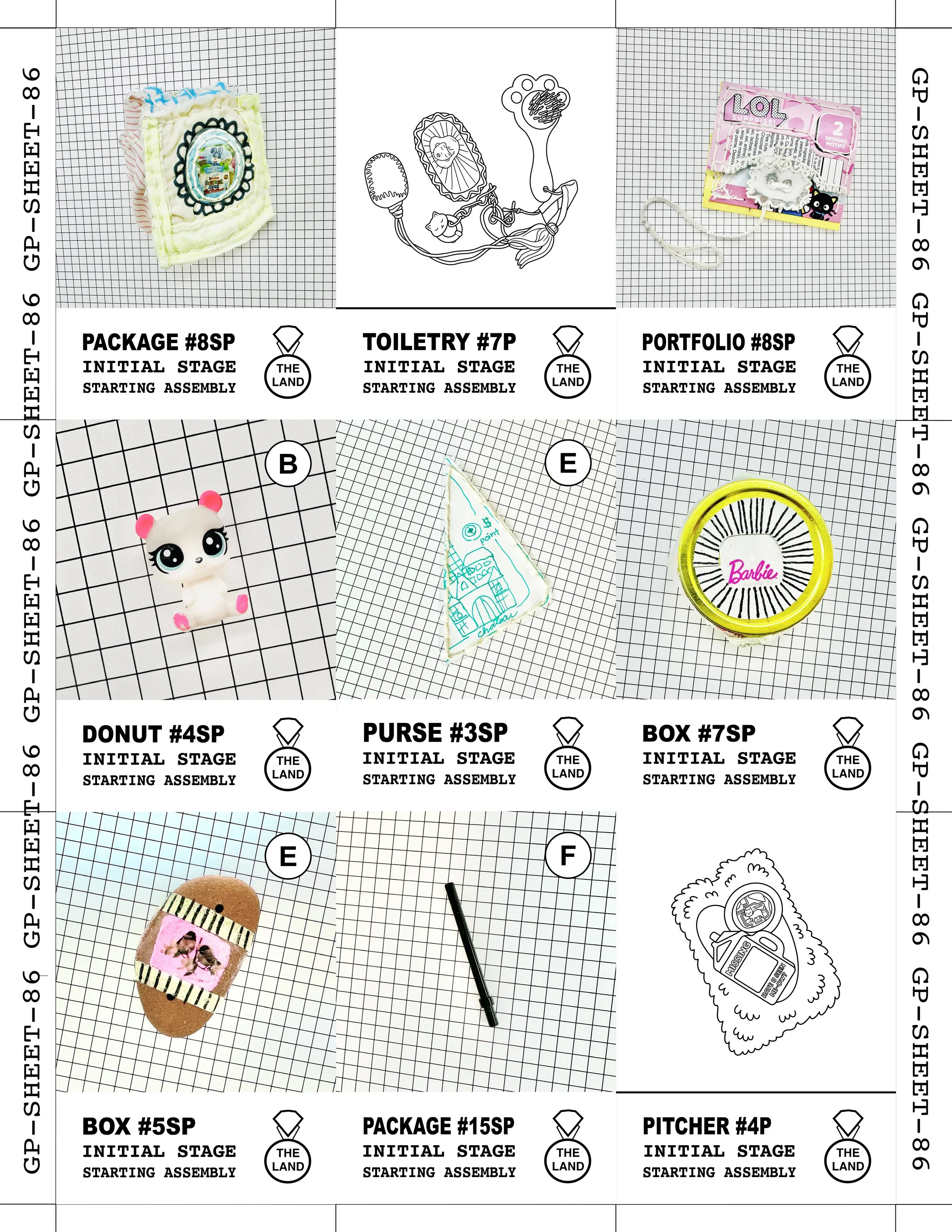 GAME PIECE SHEET 86