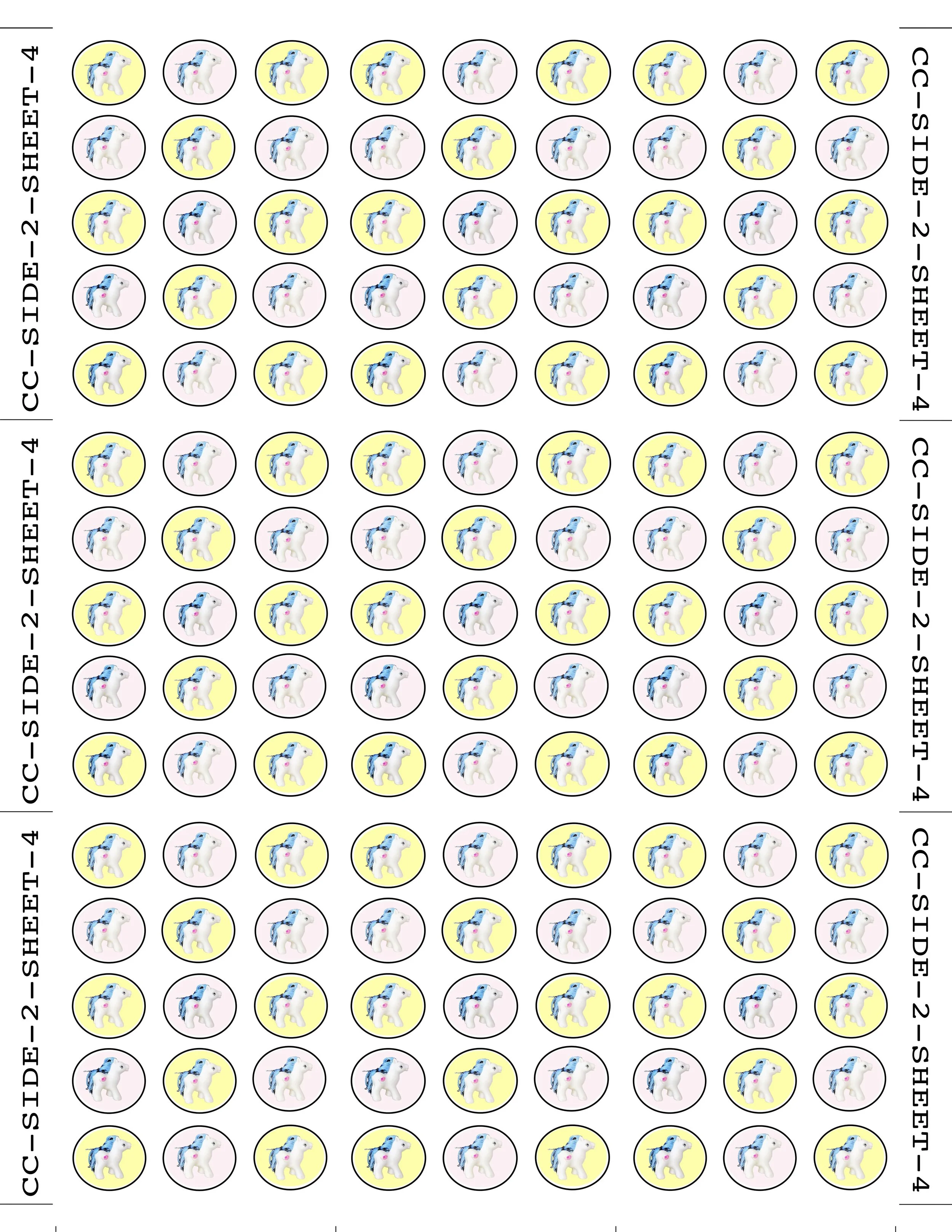 COLLECTIBLE GAME PIECE CARD — SIDE 2 / SHEET 4