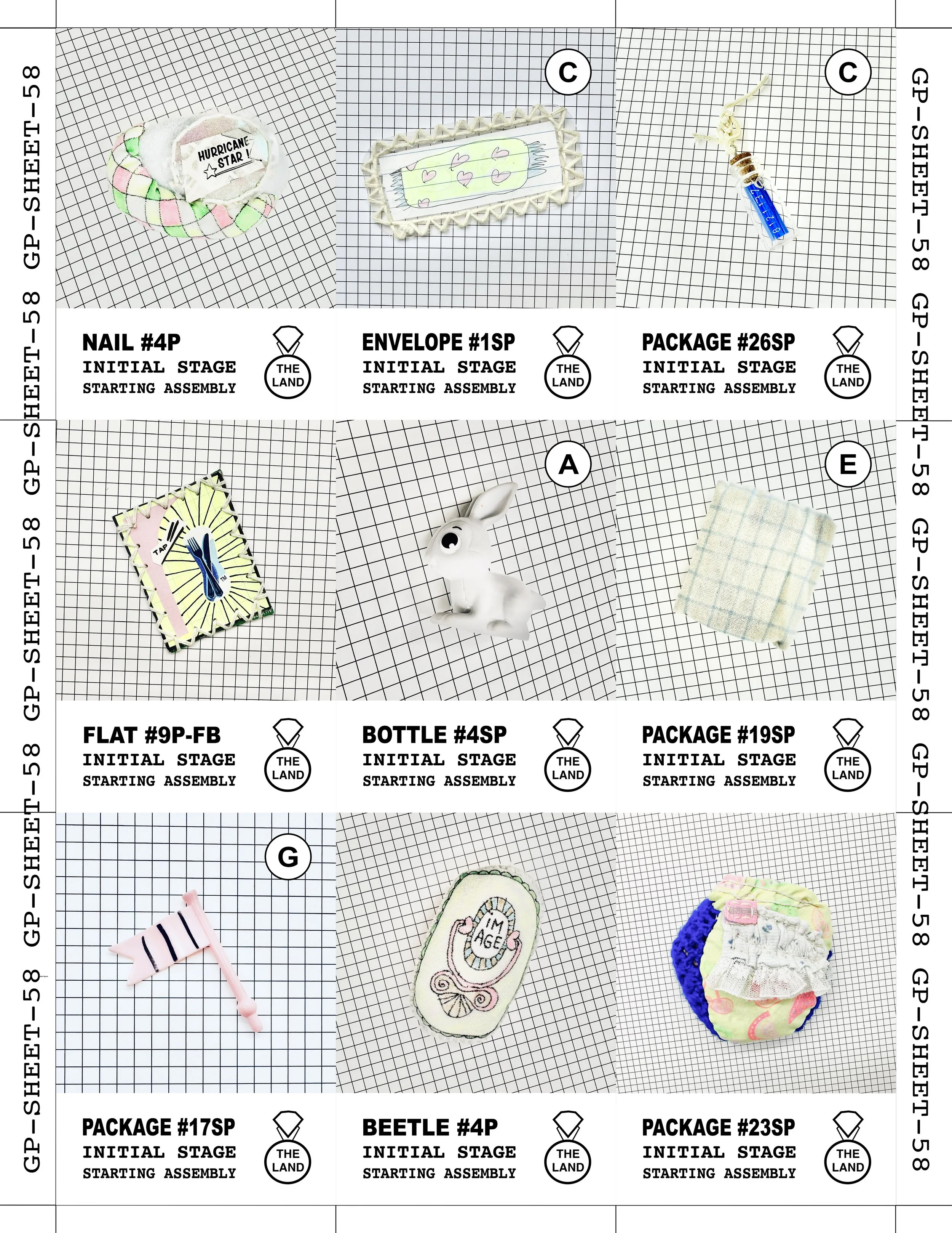 GAME PIECE SHEET 58