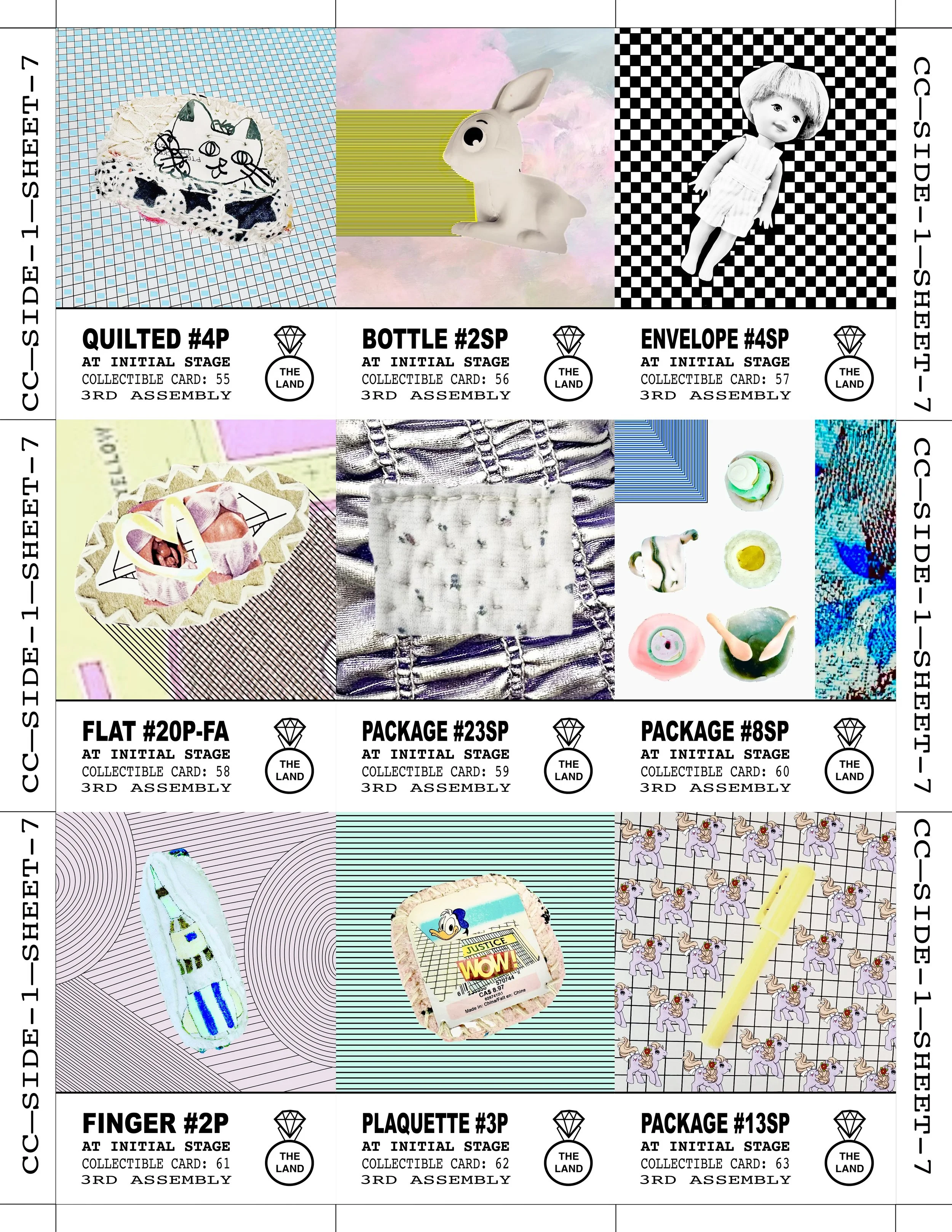 COLLECTIBLE GAME PIECE CARD — SIDE 1 / SHEET 7