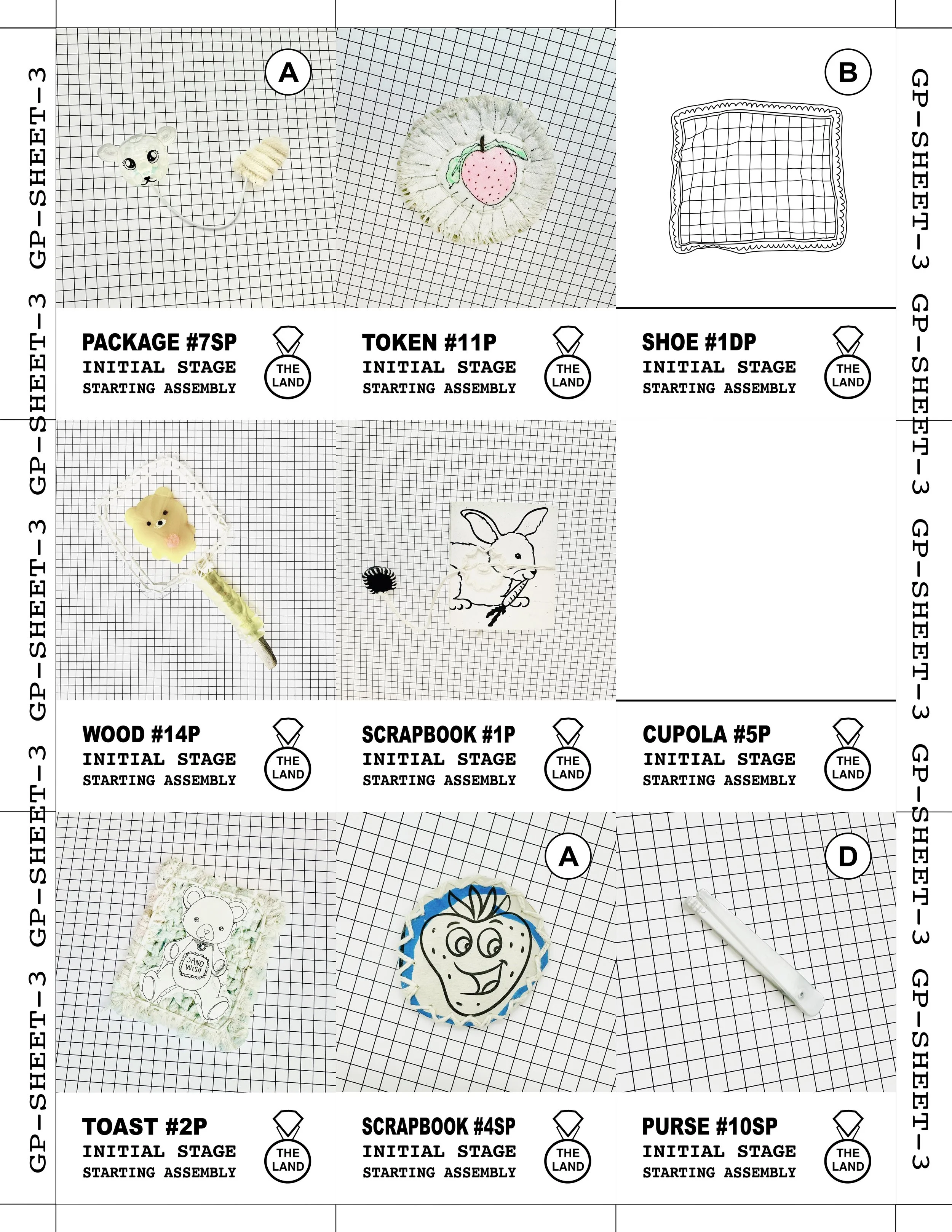 GAME PIECE SHEET 3