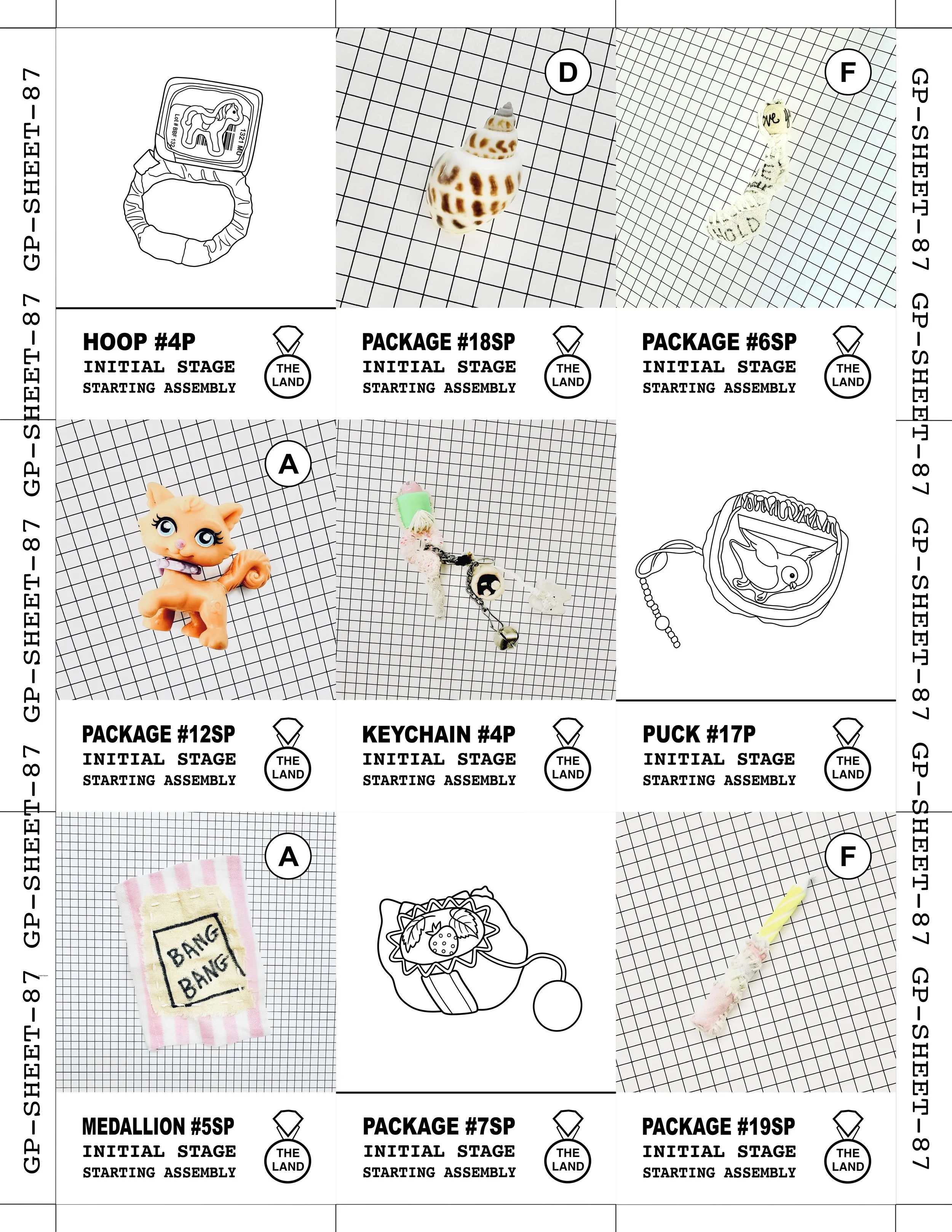 GAME PIECE SHEET 87