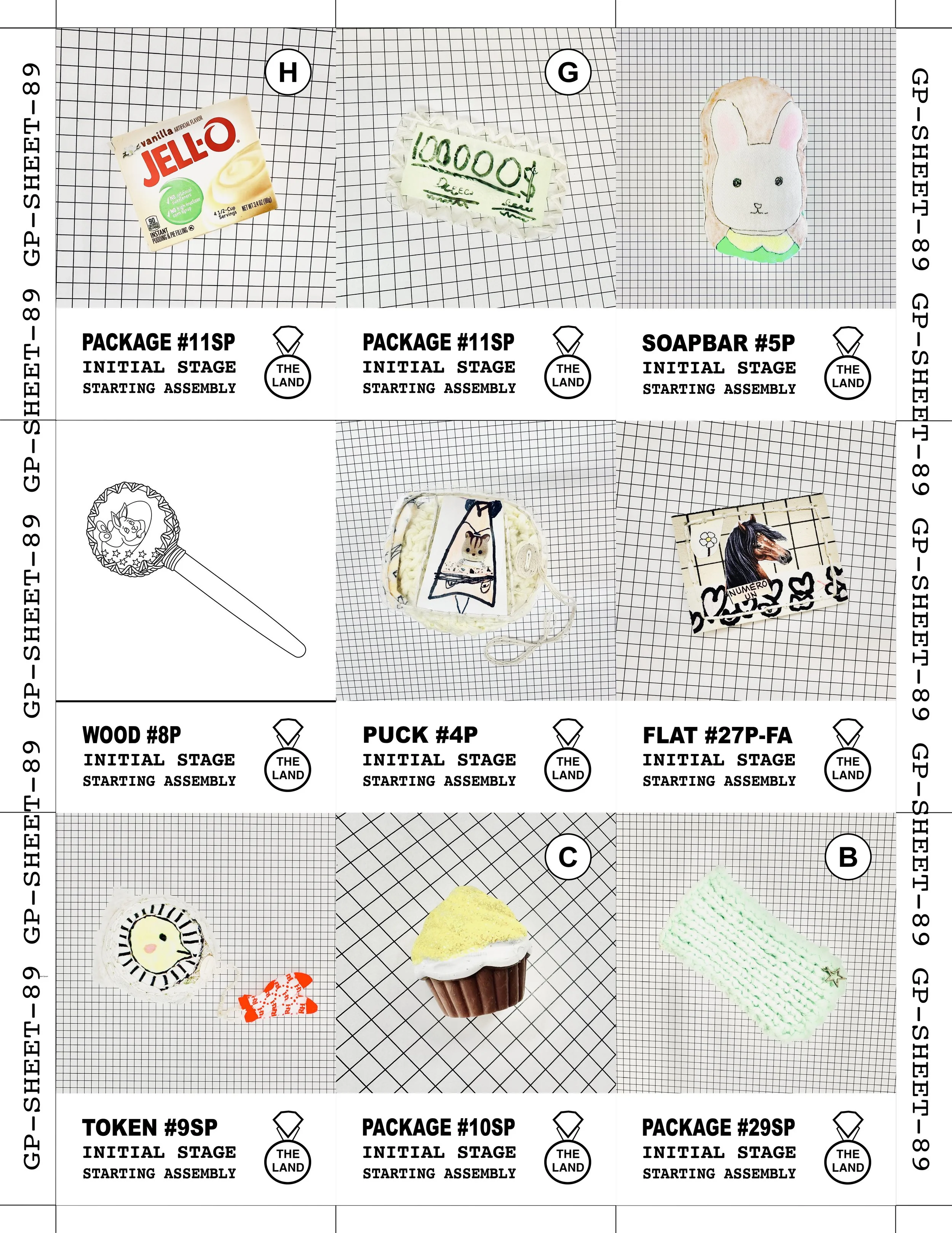 GAME PIECE SHEET 89